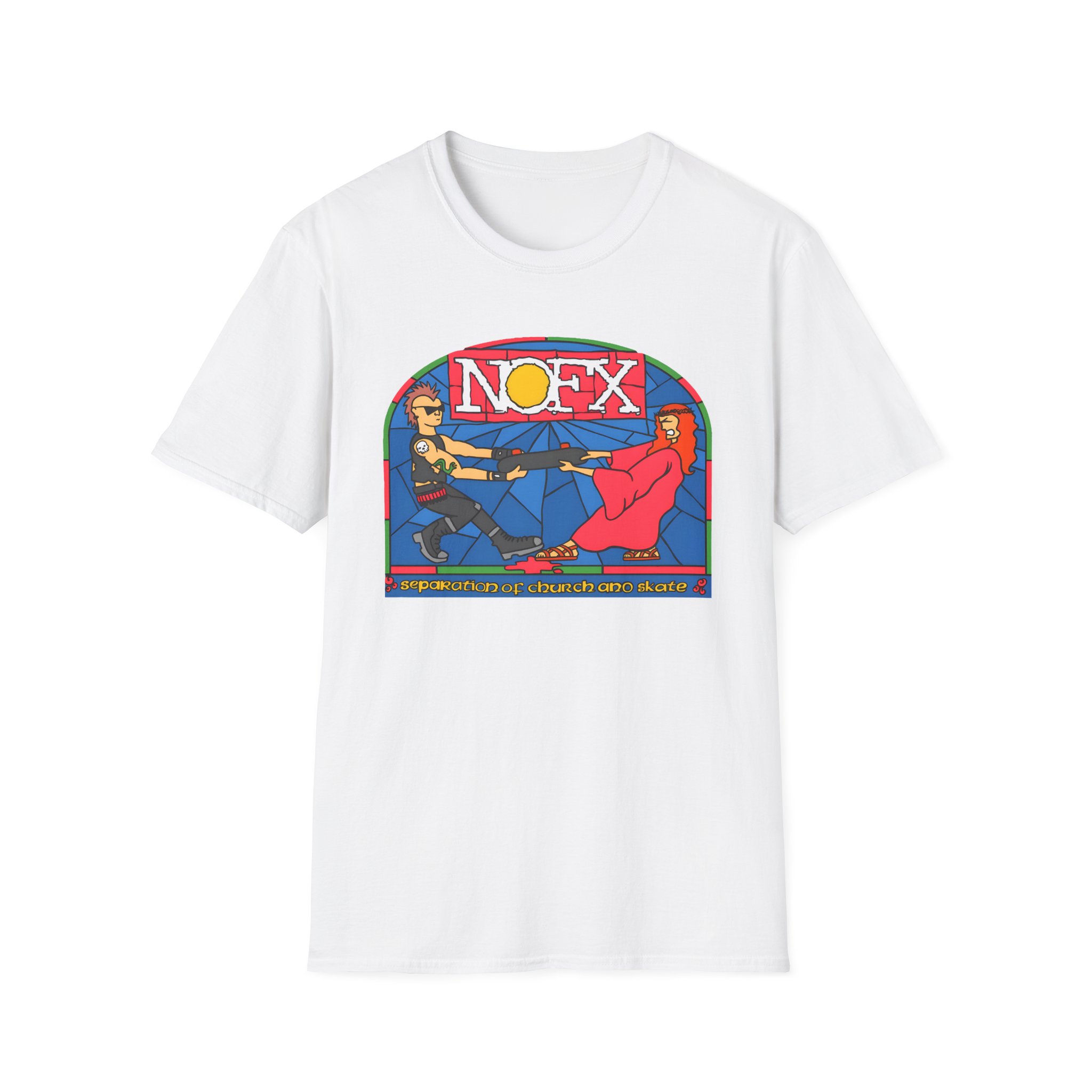 Nofx Seperation Unisex Softstyle T-Shirt