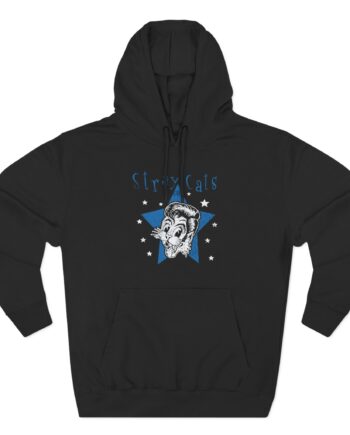 Stray Cats Star Cat Three-Panel Fleece Hoodie