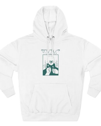 Foxing Cigman Three-Panel Fleece Hoodie