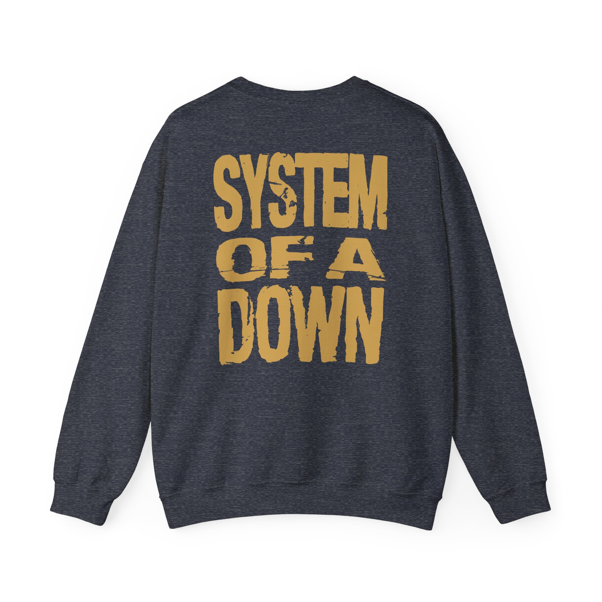 System of a Down Gold Hand Unisex Heavy Blendâ„¢ Crewneck Sweatshirt