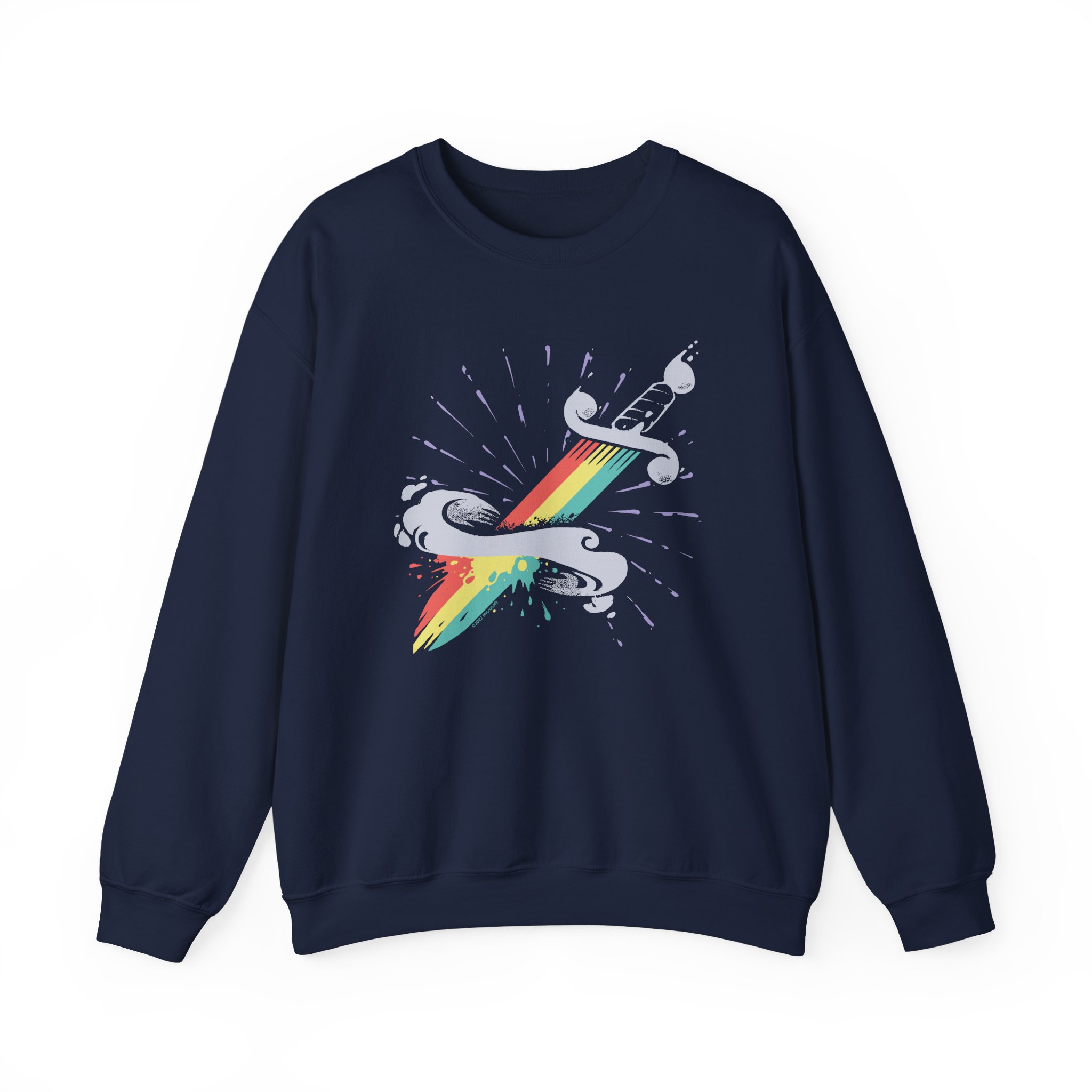 Grounded Willow Sad Stab Unisex Heavy Blendâ„¢ Crewneck Sweatshirt