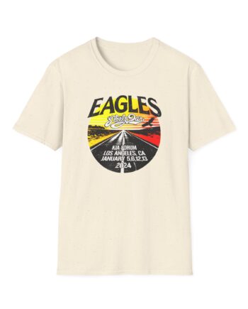 The Eagles The Long Goodbye 2024 Tour Los Angeles Unisex Softstyle T-Shirt
