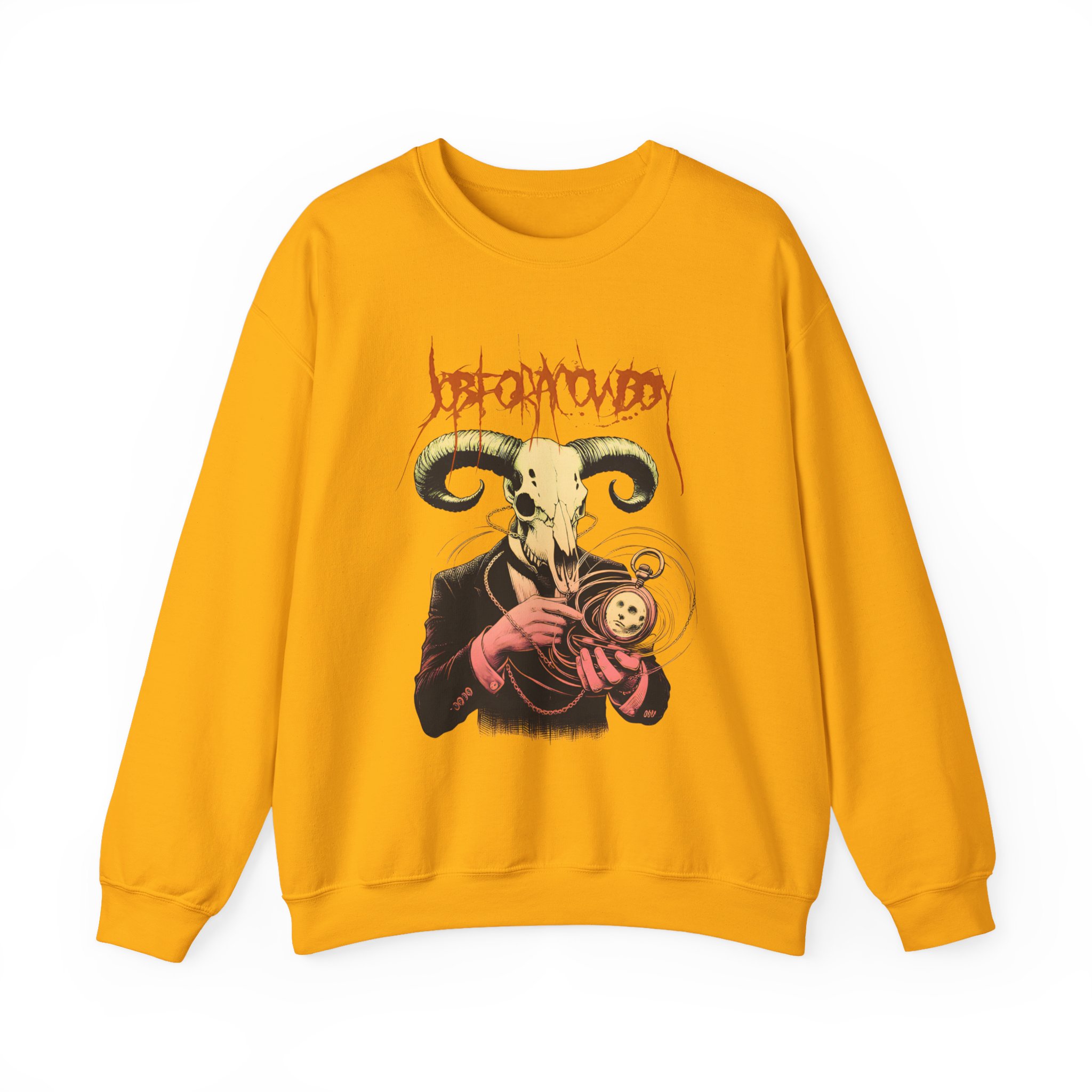 Job for a Cowboy Skull Unisex Heavy Blendâ„¢ Crewneck Sweatshirt