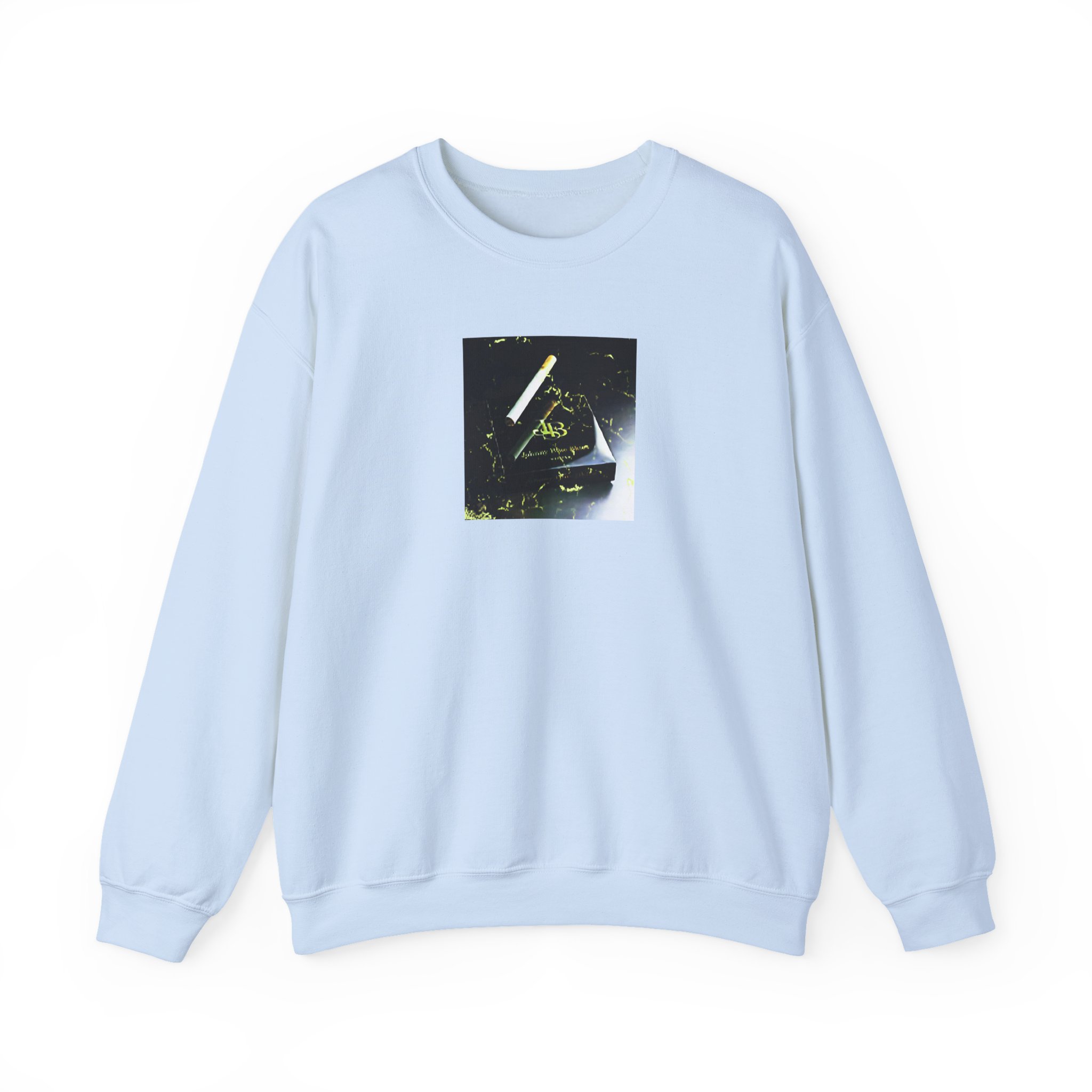 Sturgill Simpson Cigarette Box Unisex Heavy Blendâ„¢ Crewneck Sweatshirt