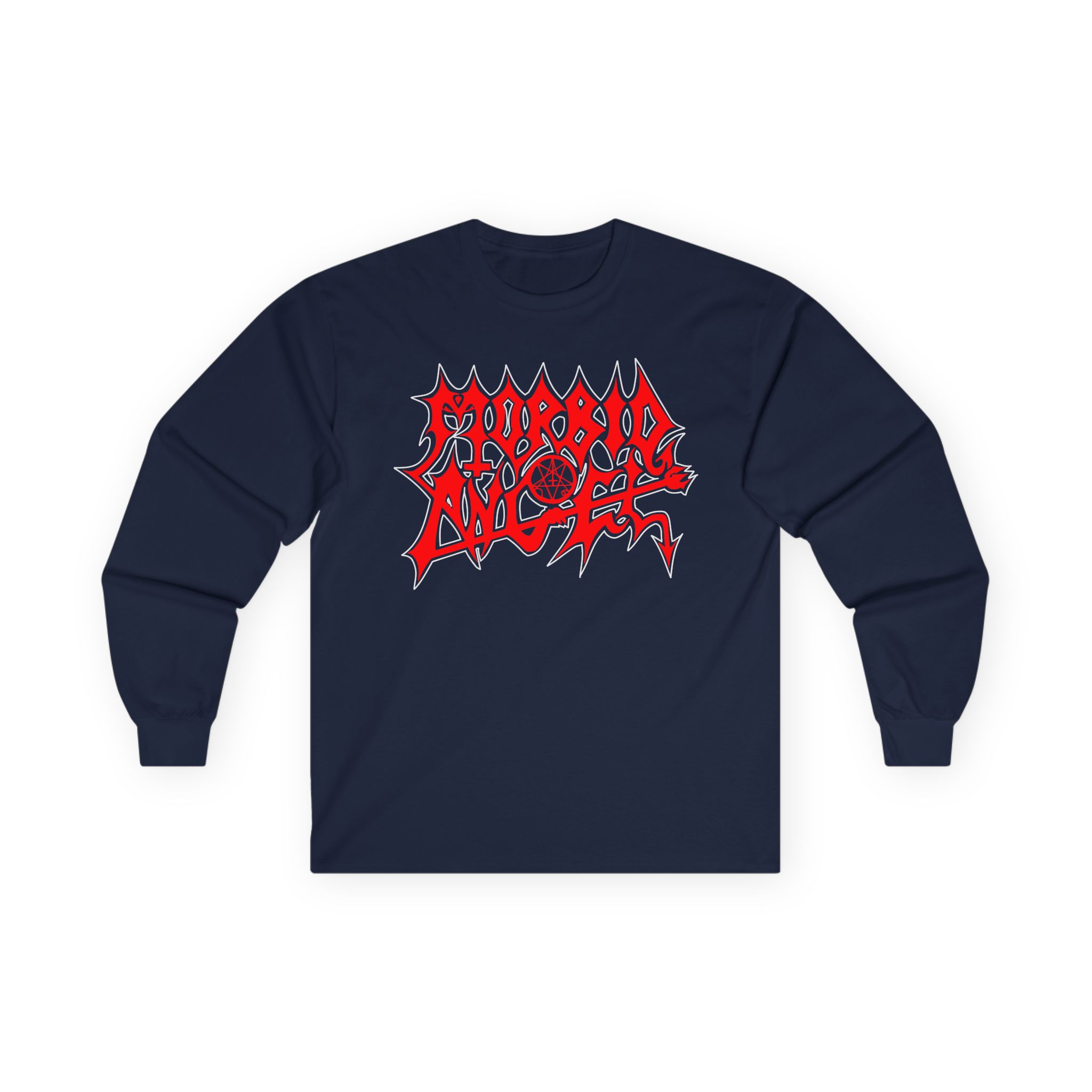 Morbid Angel Red Logo Unisex Ultra Cotton Long Sleeve Tee