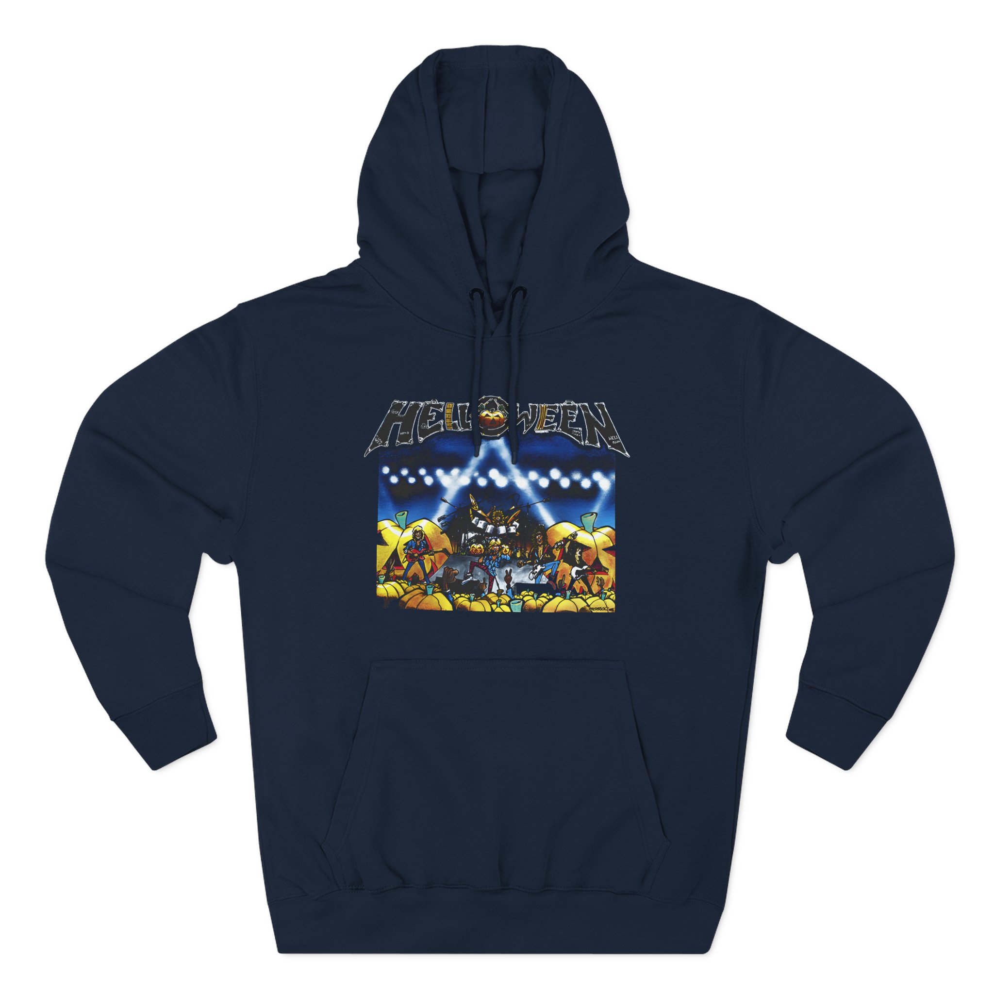 Helloween Live in the U.k. Three-Panel Fleece Hoodie