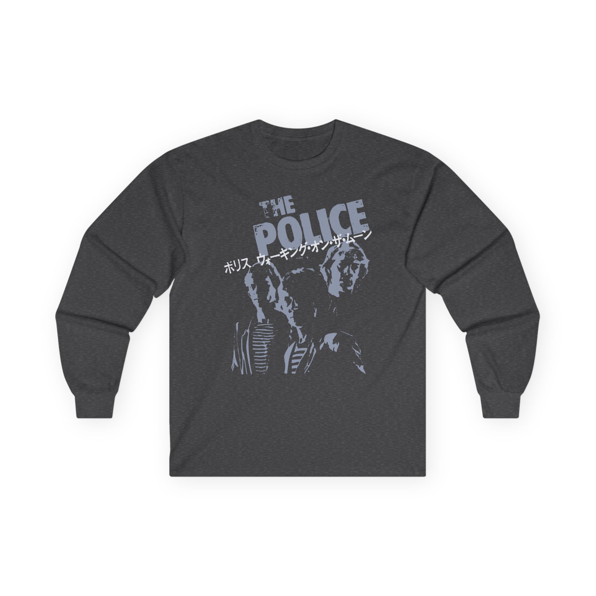 The Police Japan Retro Unisex Ultra Cotton Long Sleeve Tee