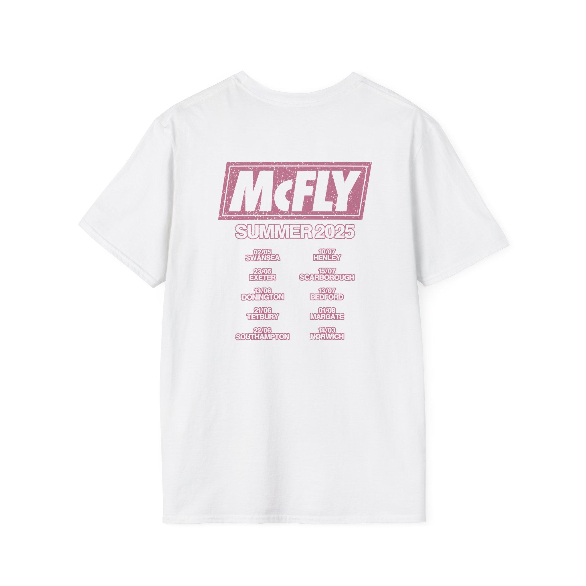 Mcfly Summer 2025 Tour Unisex Softstyle T-shirt
