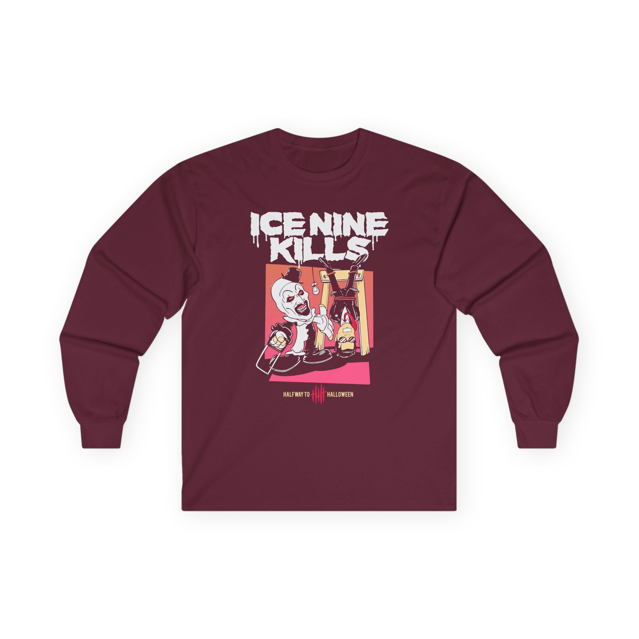 Ice Nine Kills Cut in Half Way to Halloween Unisex Ultra Cotton Long Sleeve Tee