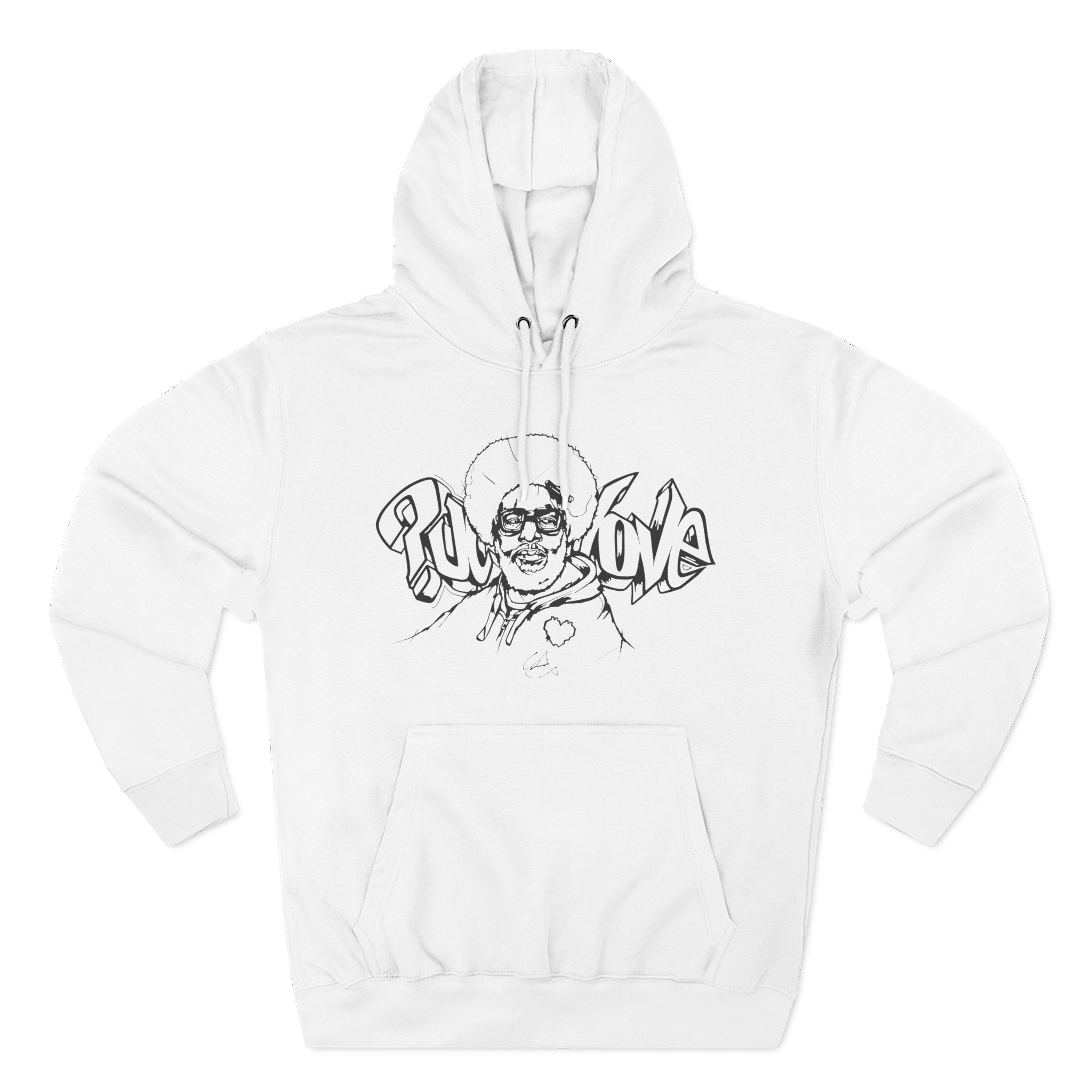 The Roots Questlove Sketch Three-Panel Fleece Hoodie