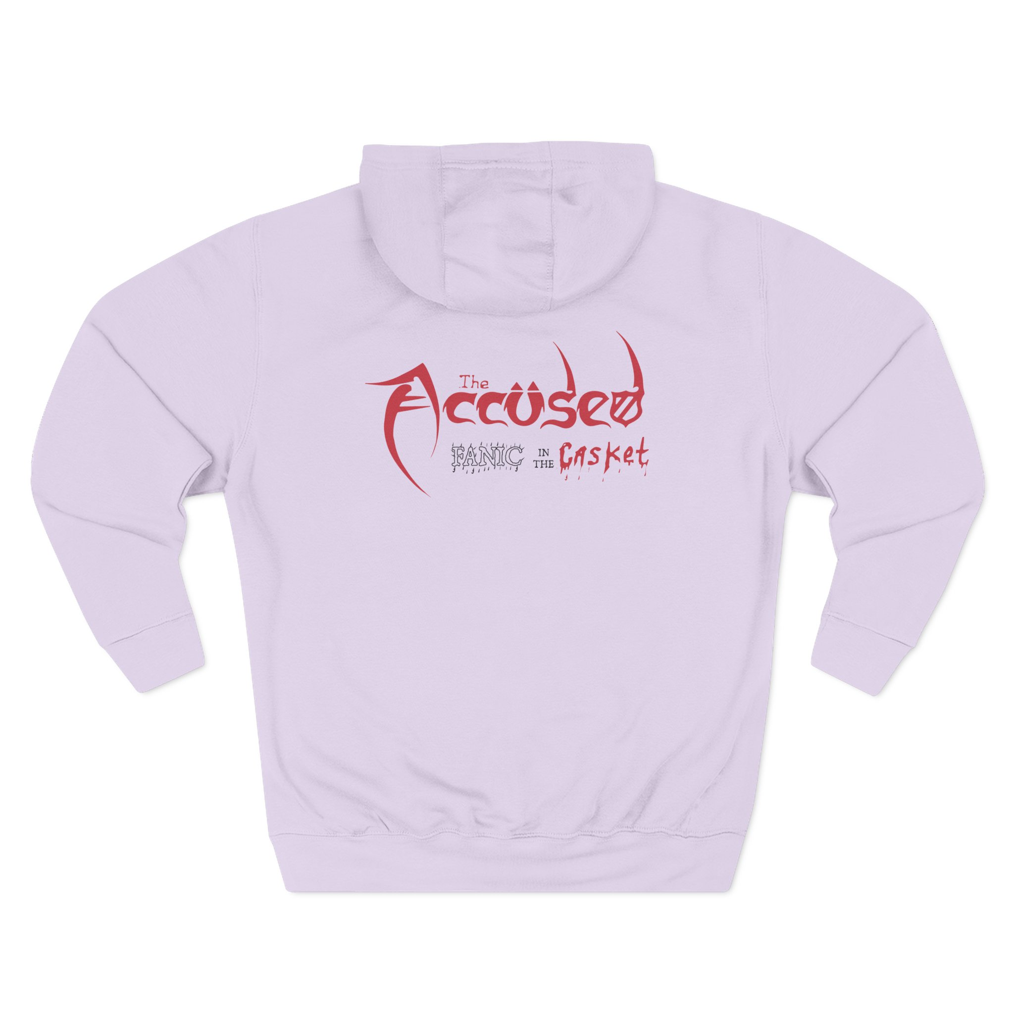 Accused Ad Panic in the Casket Three-Panel Fleece Hoodie