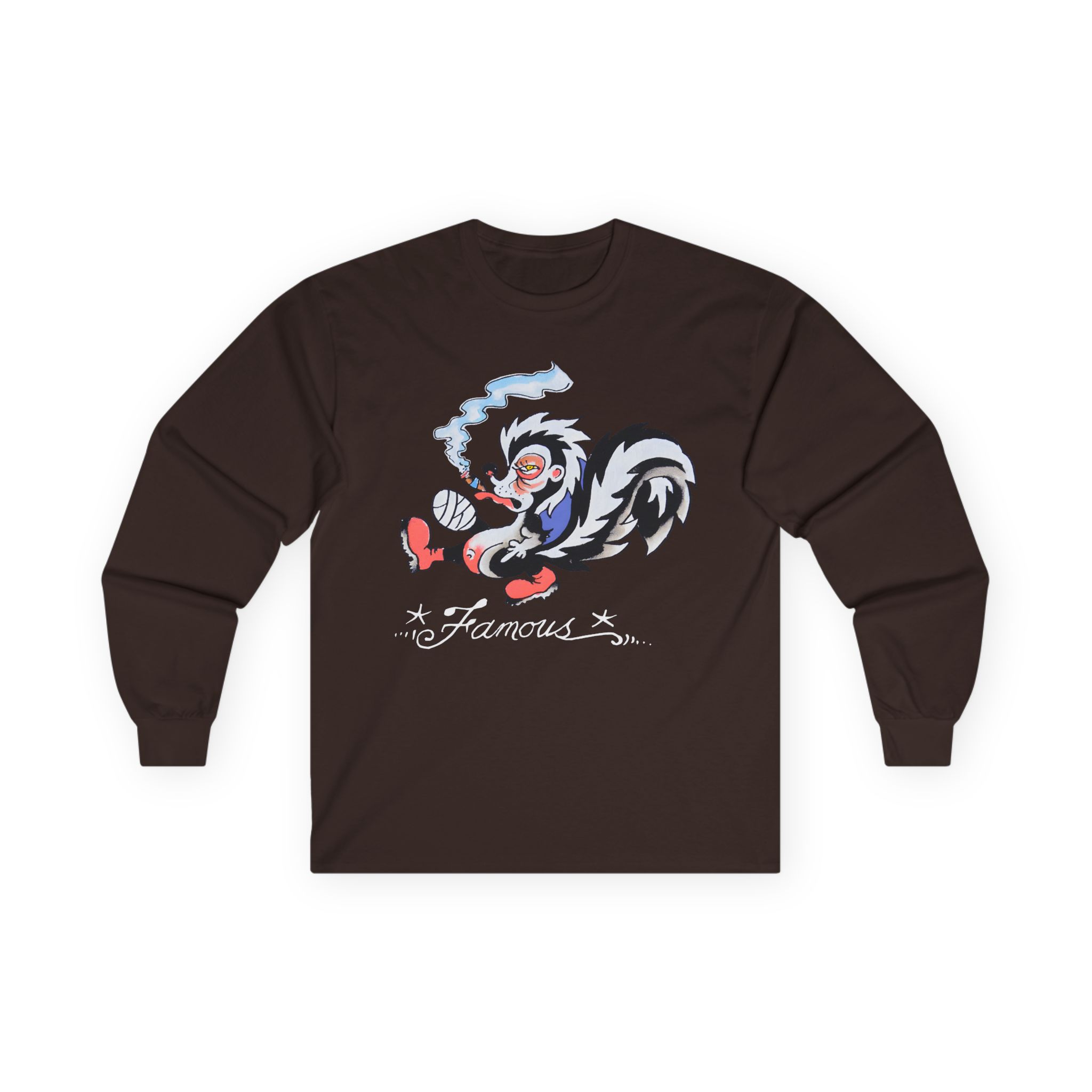 Kim Petras Famous Skunk Boxy Unisex Ultra Cotton Long Sleeve Tee