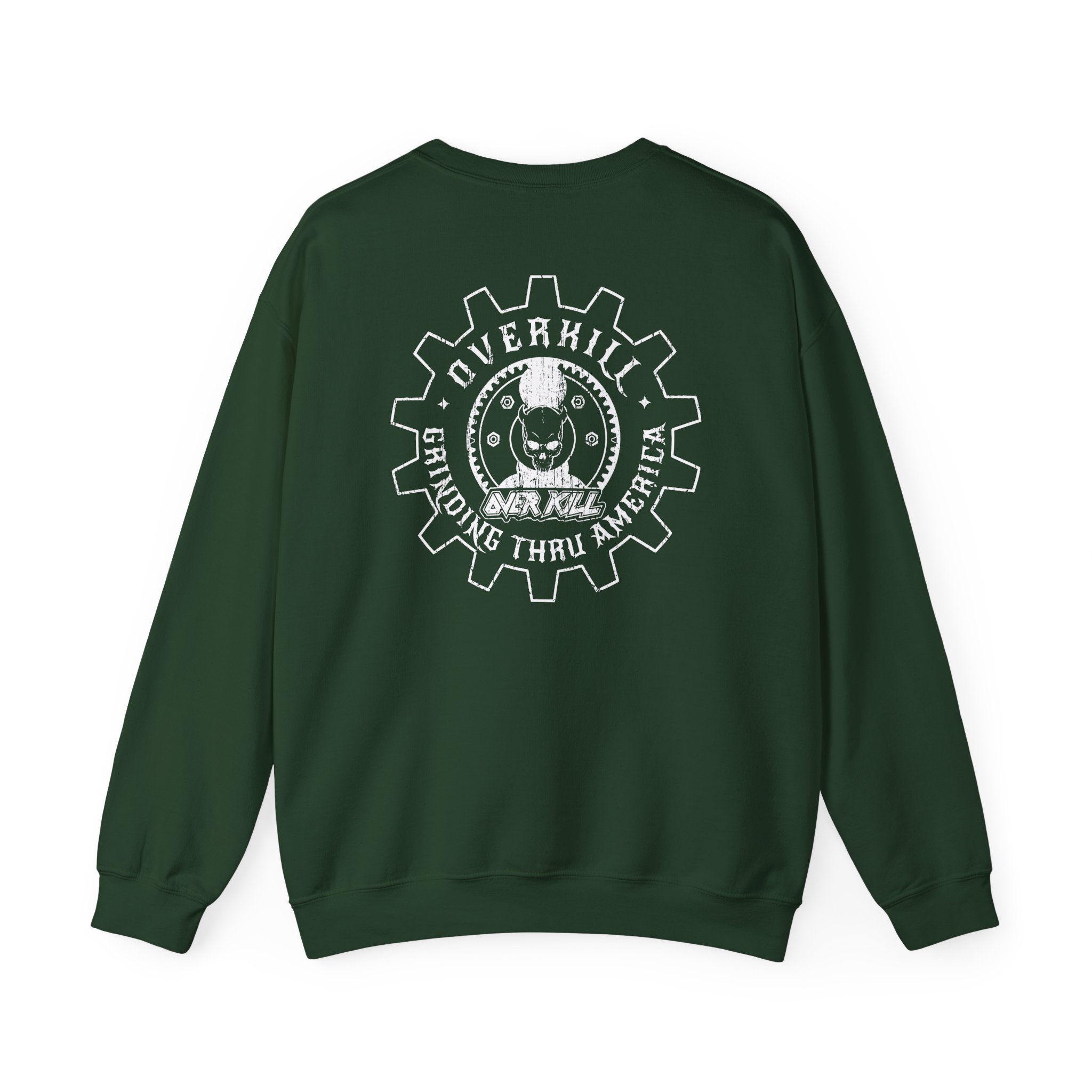 Overkill Embroidered Gear Logo Unisex Heavy Blendâ„¢ Crewneck Sweatshirt