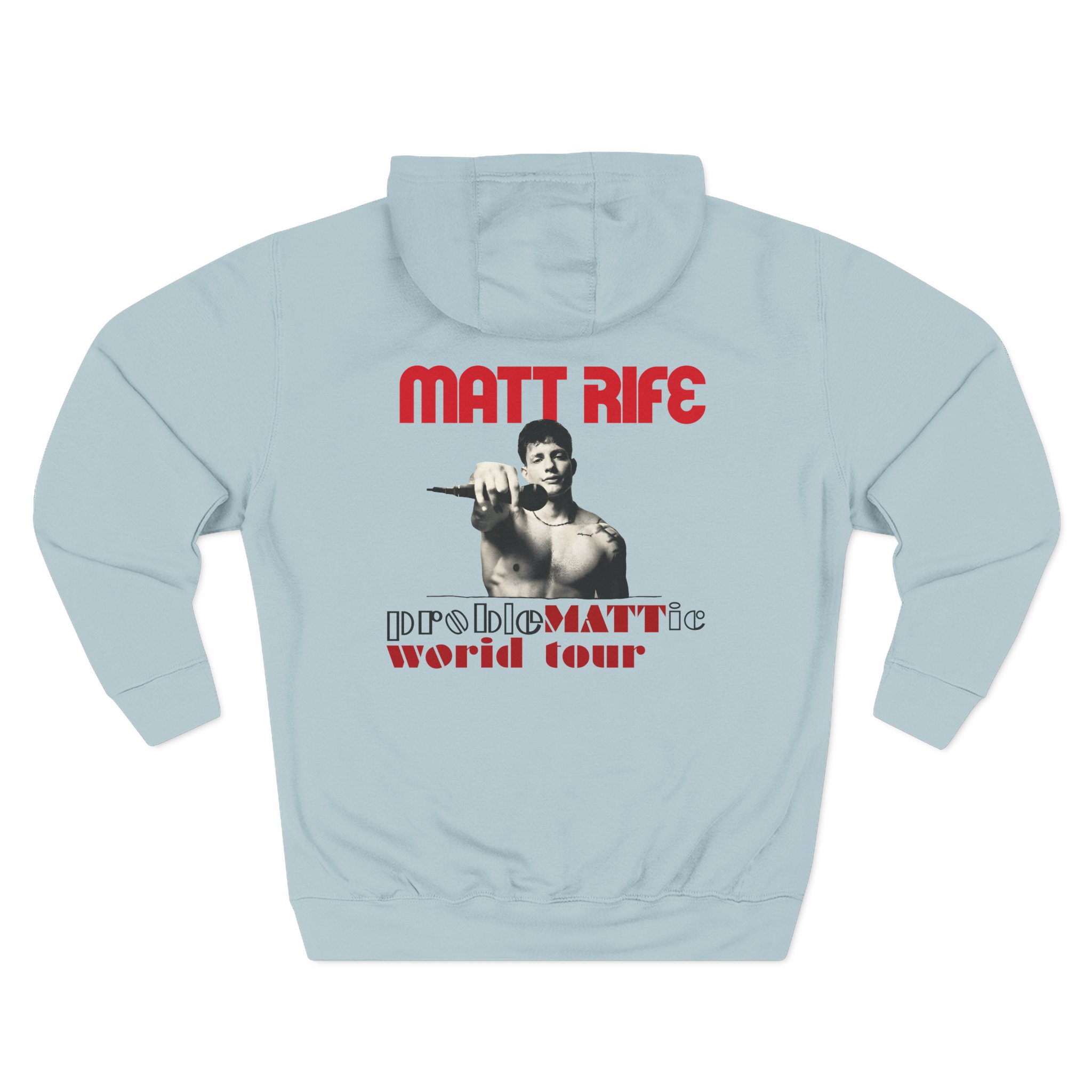 Matt Rife Problemattic Tour Pic Three-Panel Fleece Hoodie
