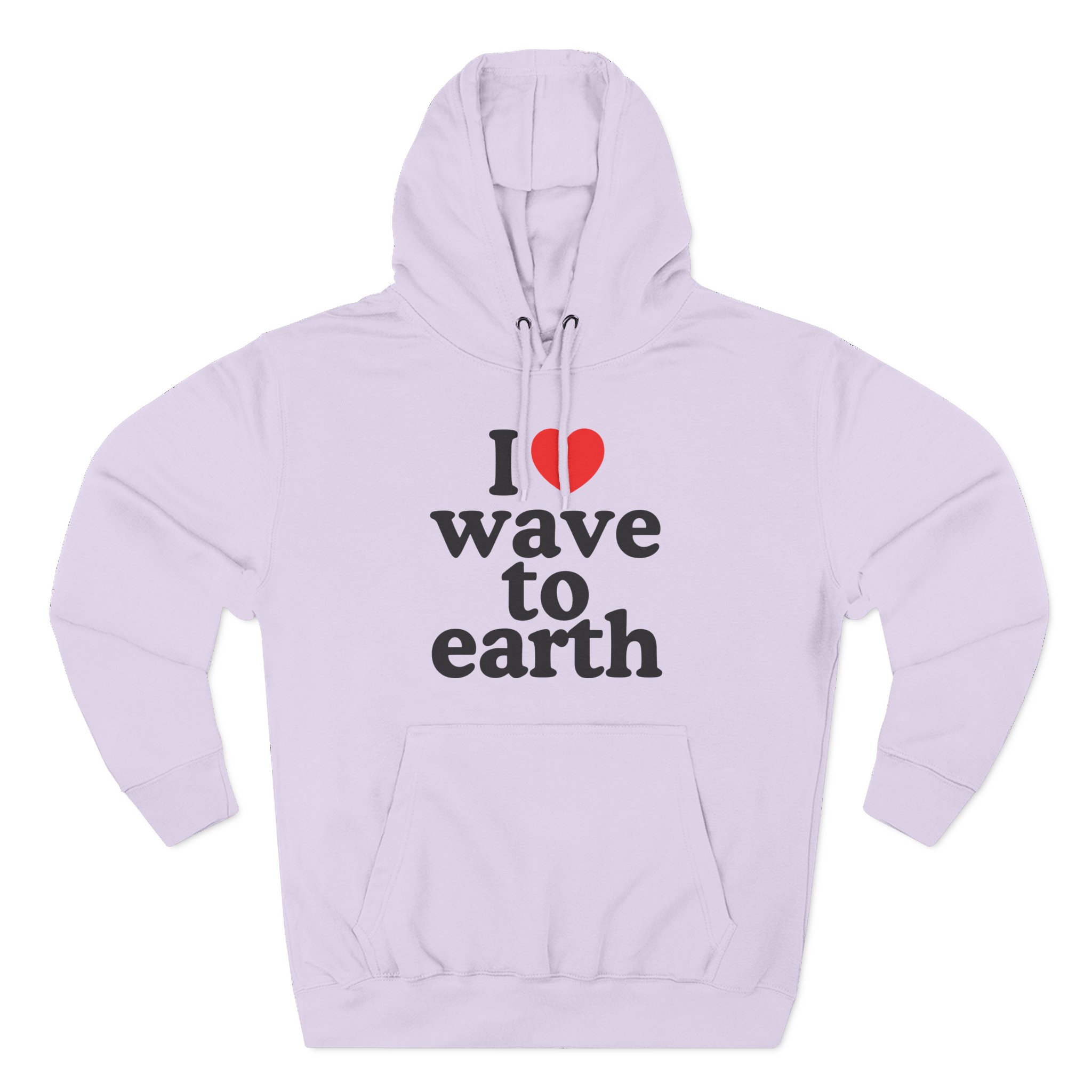 Wave to Earth Three-Panel Fleece Hoodie