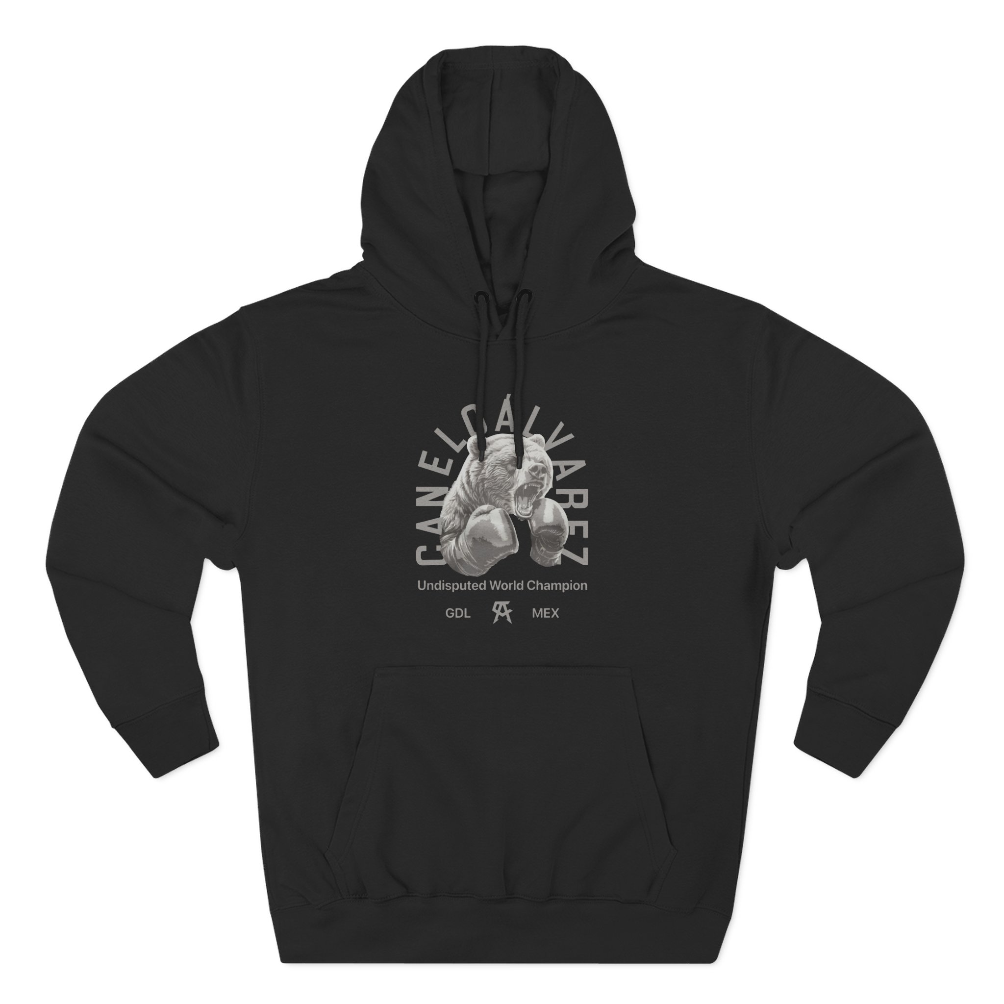 Canelo Bear in Mind Three-Panel Fleece Hoodie
