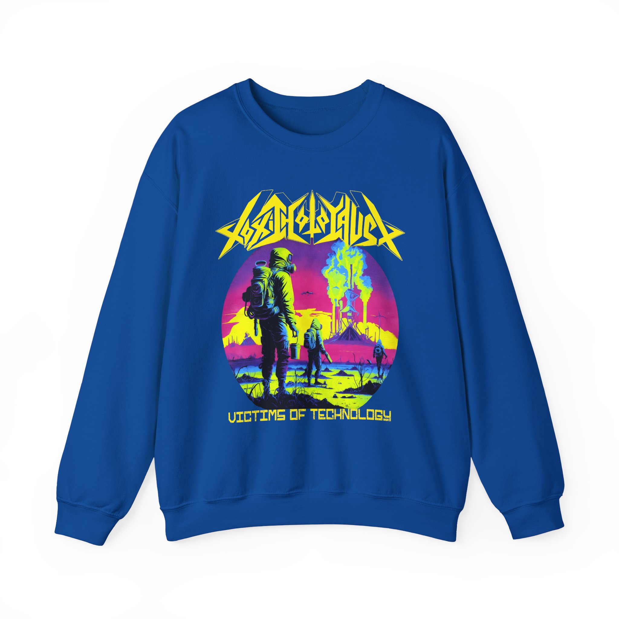 Toxic Holocaust Victims of Technology Unisex Heavy Blendâ„¢ Crewneck Sweatshirt