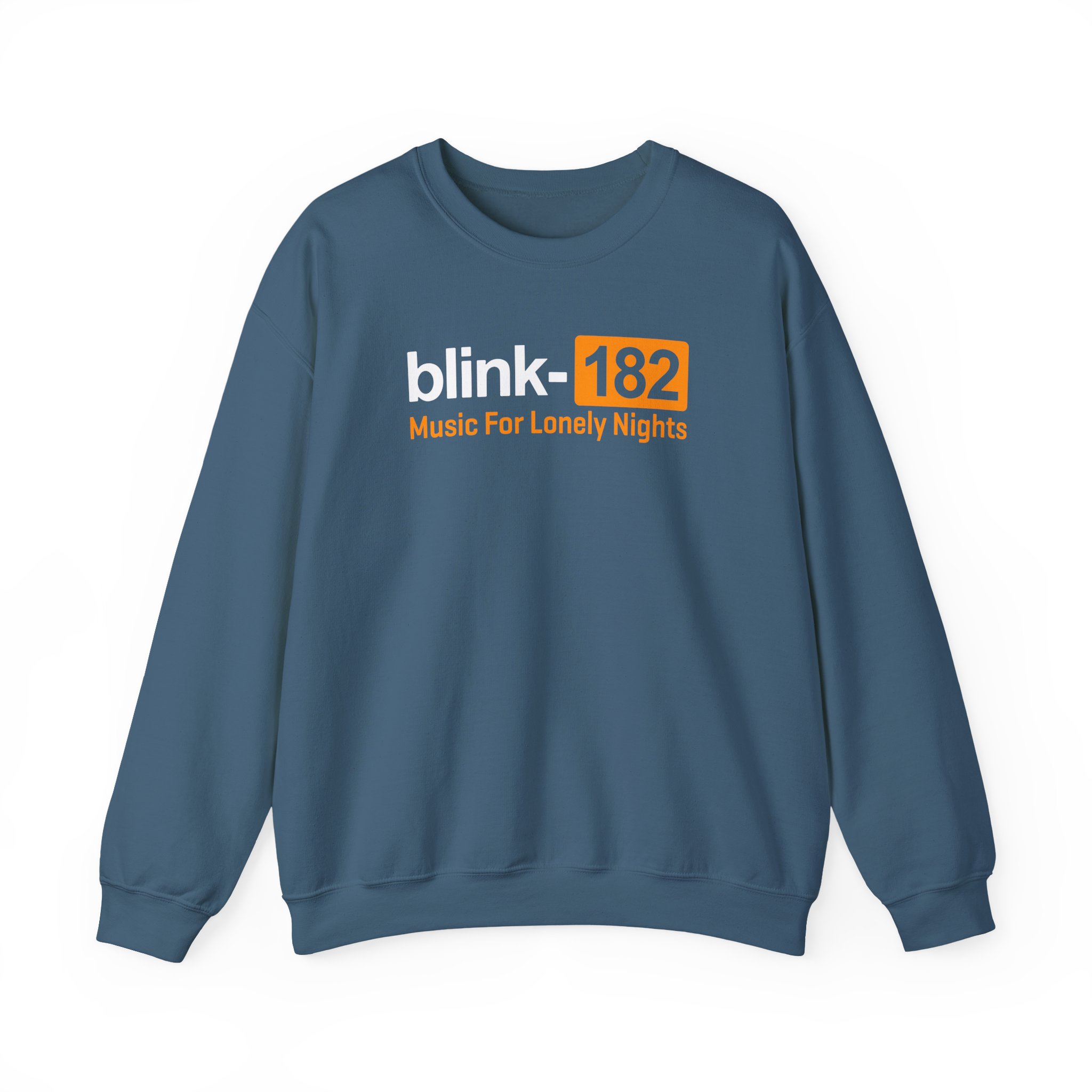 Blink 182 Music for Lonely Nights Unisex Heavy Blendâ„¢ Crewneck Sweatshirt