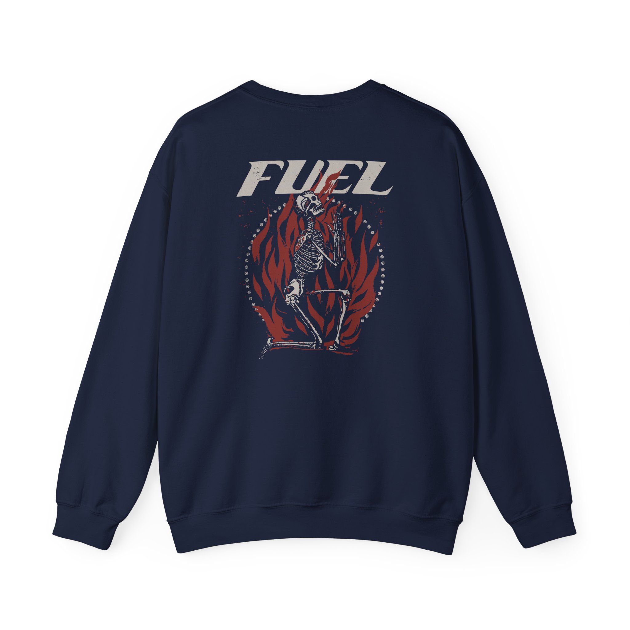 Fuel Camo "Flame Prayer" Unisex Heavy Blendâ„¢ Crewneck Sweatshirt