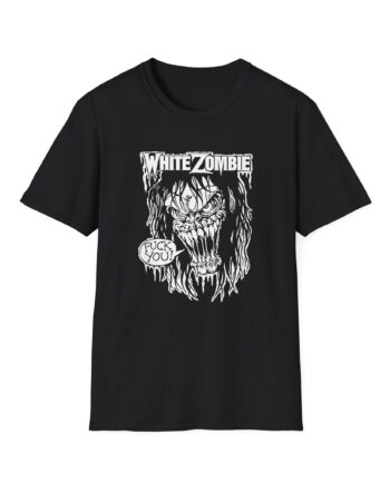 White Zombie F You Unisex Softstyle T-Shirt