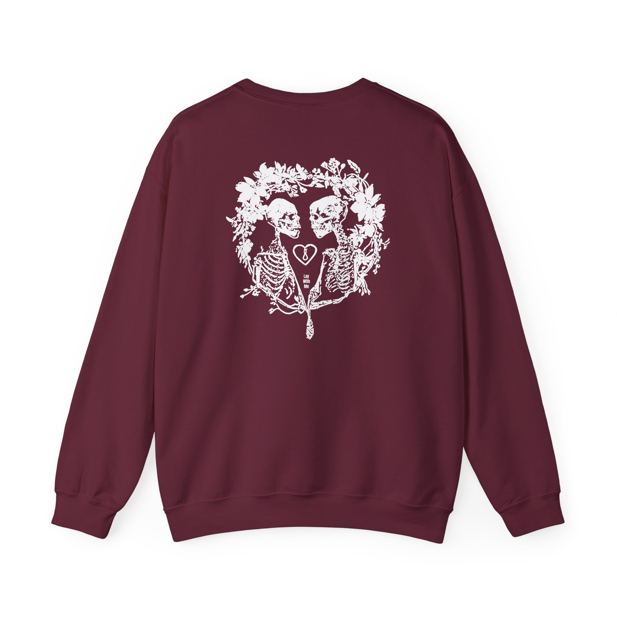 Paleface Lay With Me Flower Unisex Heavy Blendâ„¢ Crewneck Sweatshirt