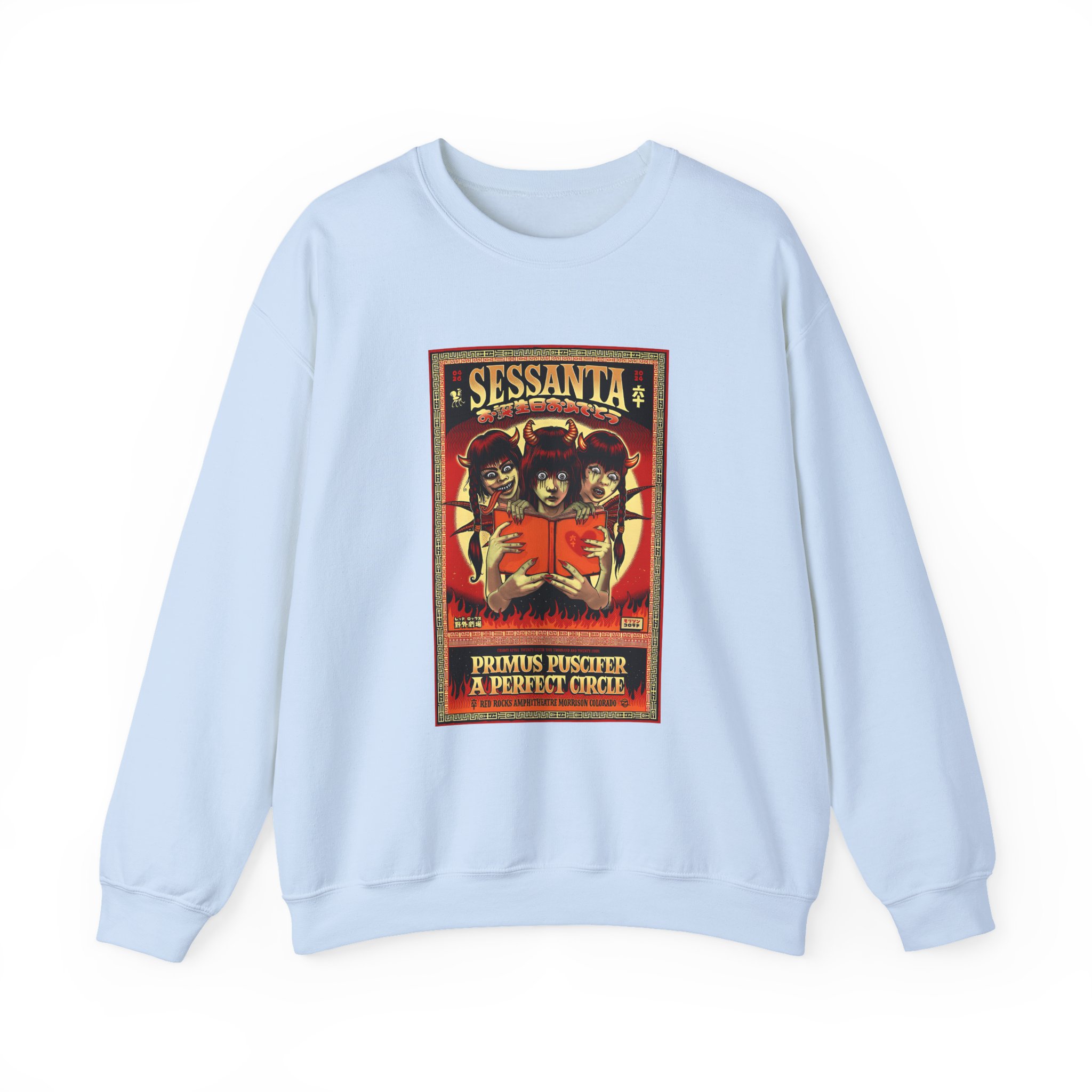 A Perfect Circle Sessanta Wintrust Arena, Chicago Unisex Heavy Blendâ„¢ Crewneck Sweatshirt