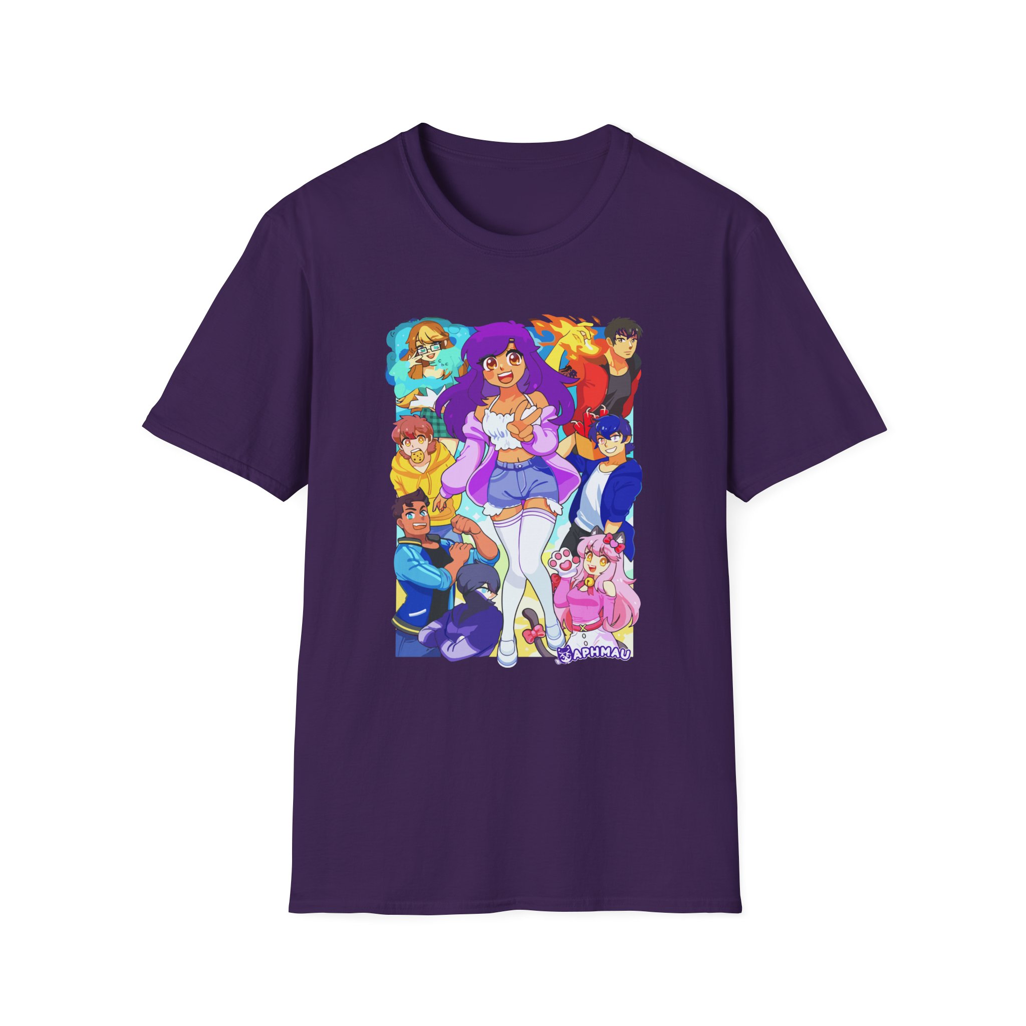 Aphmau & Friends Unisex Softstyle T-Shirt