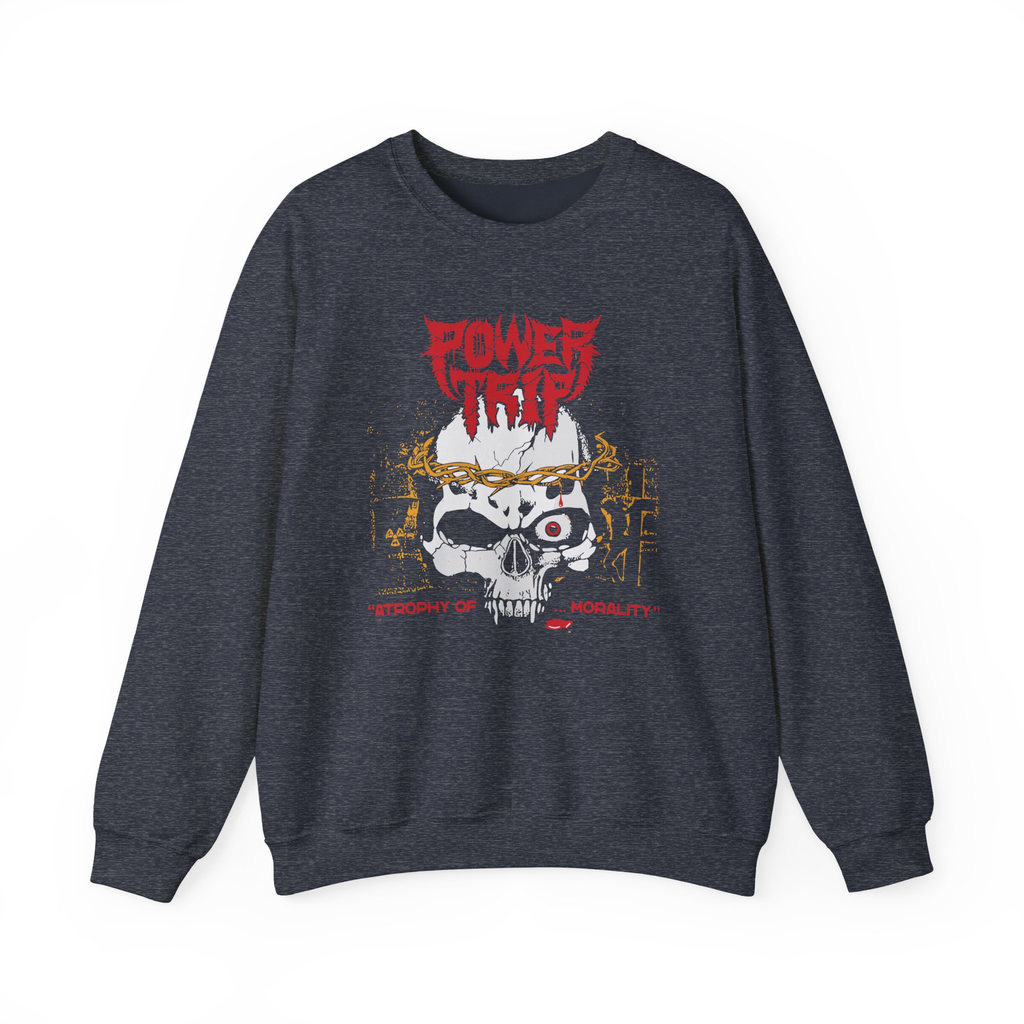 Power Trip Atrophy Unisex Heavy Blendâ„¢ Crewneck Sweatshirt