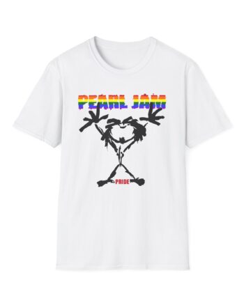 Pearl Jam Pride Stickman Unisex Softstyle T-Shirt