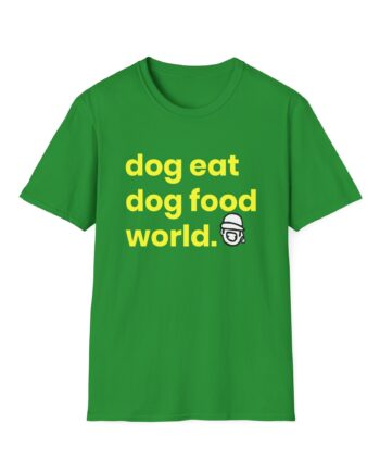 Niko B Dog Eat Dog Food World Unisex Softstyle T-shirt
