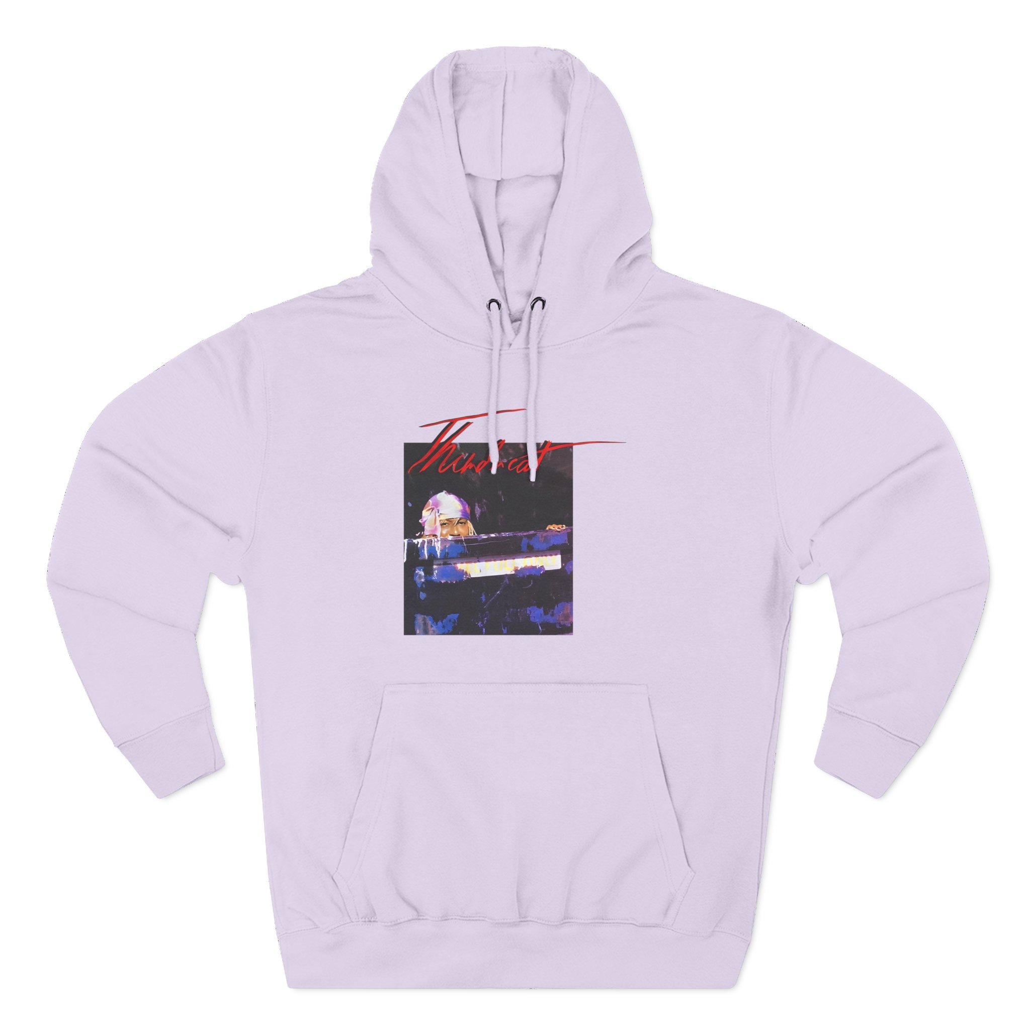 Thundercat Durag Dumpster Fire Three-Panel Fleece Hoodie