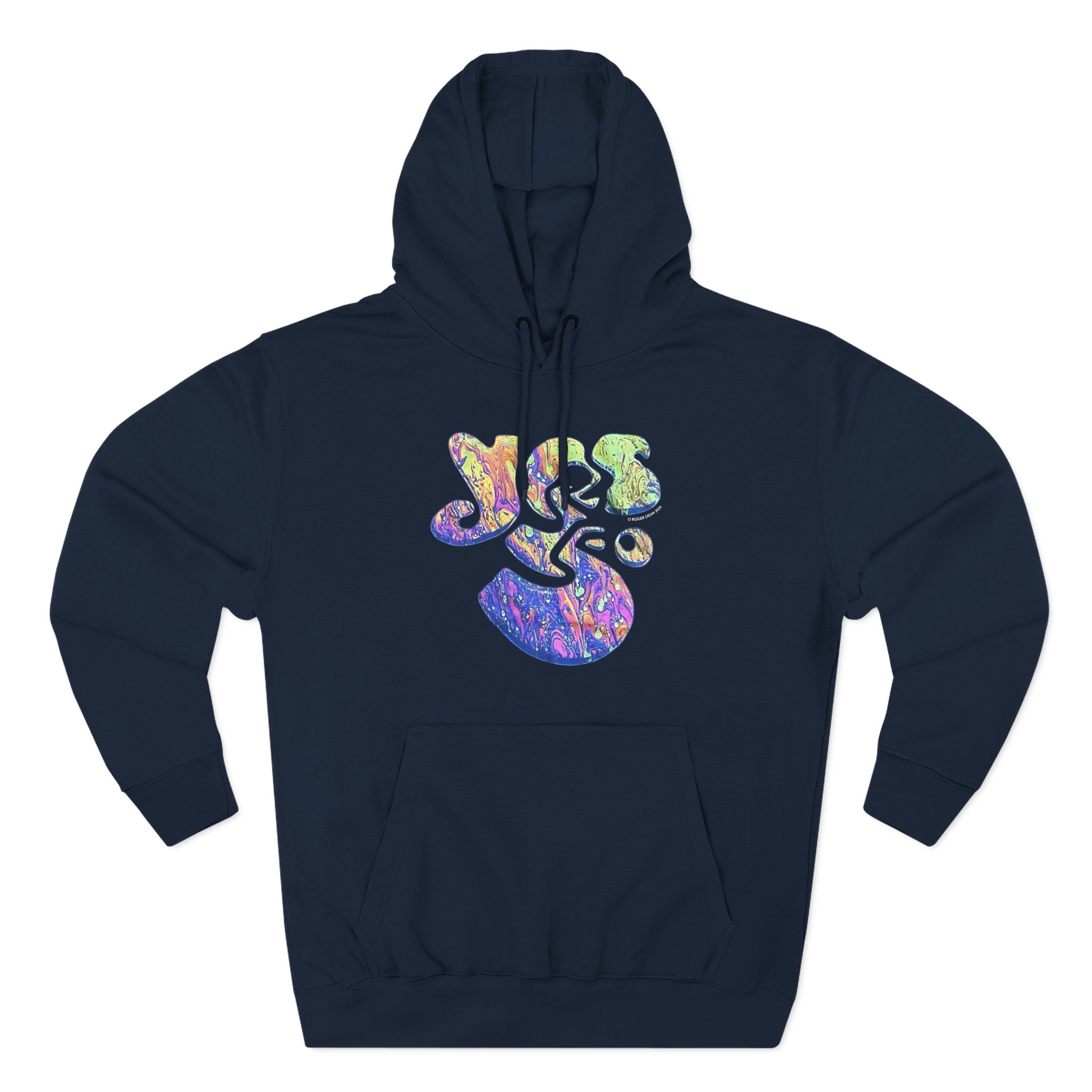 Yes Logo Three-Panel Fleece Hoodie