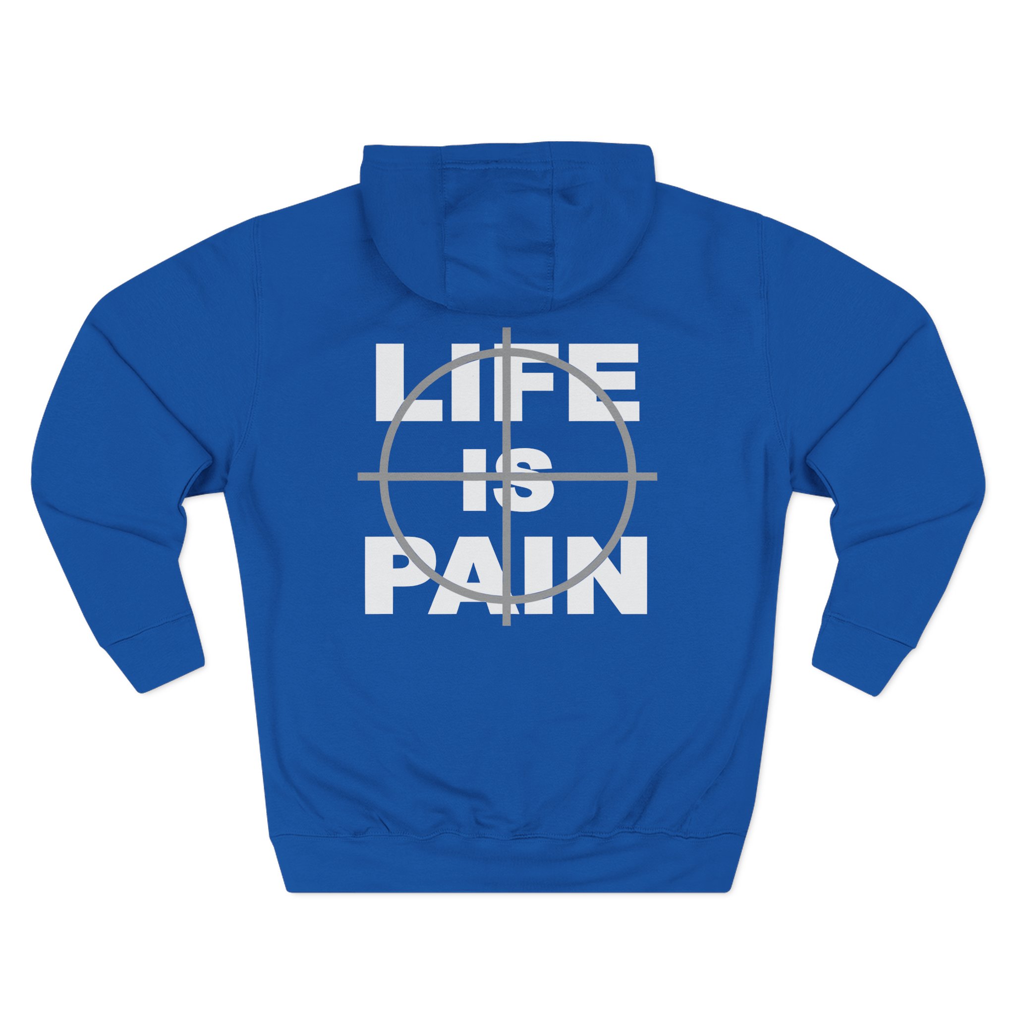 Merauder Life is Pain Three-Panel Fleece Hoodie