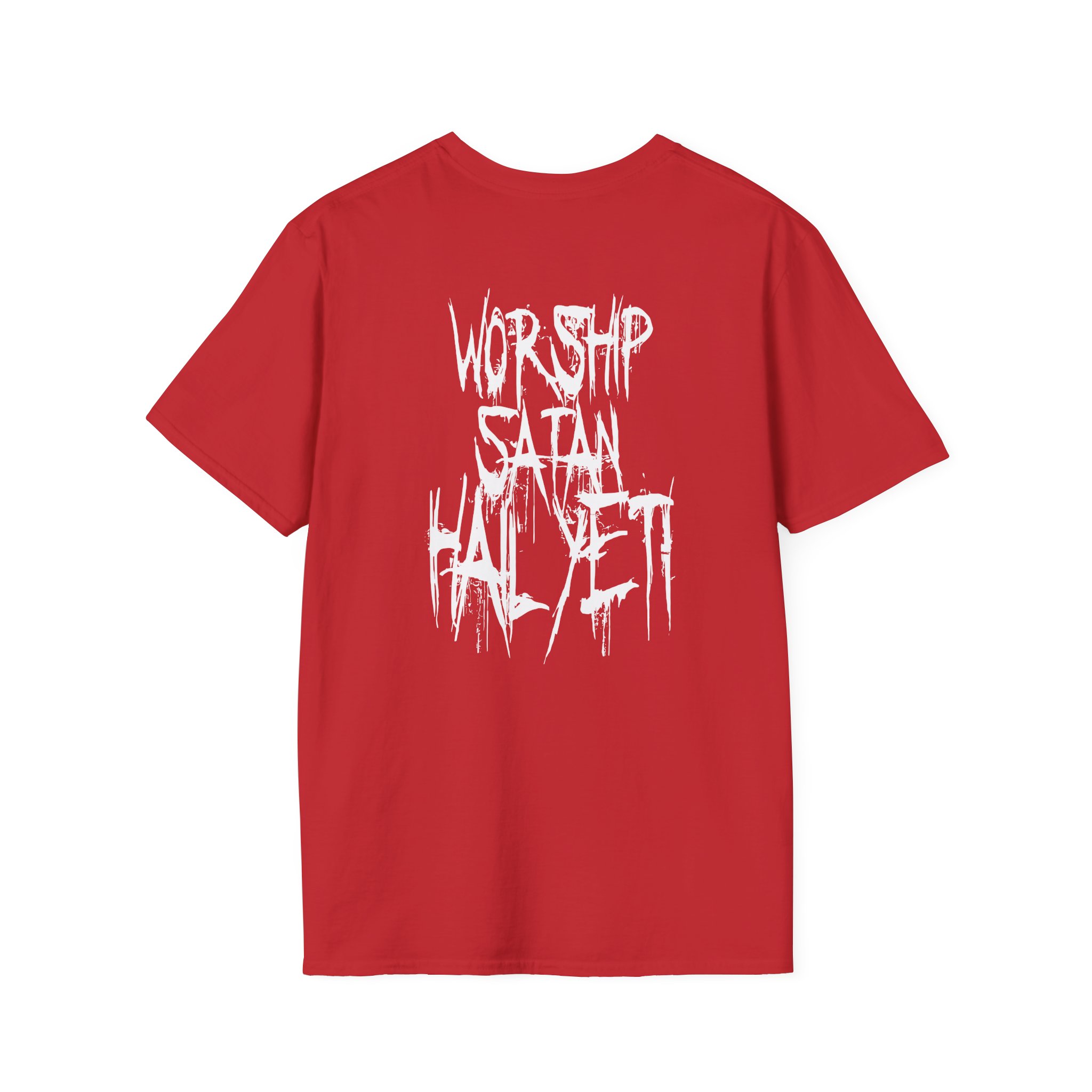 All Hail the Yeti Worship Satan Unisex Softstyle T-Shirt