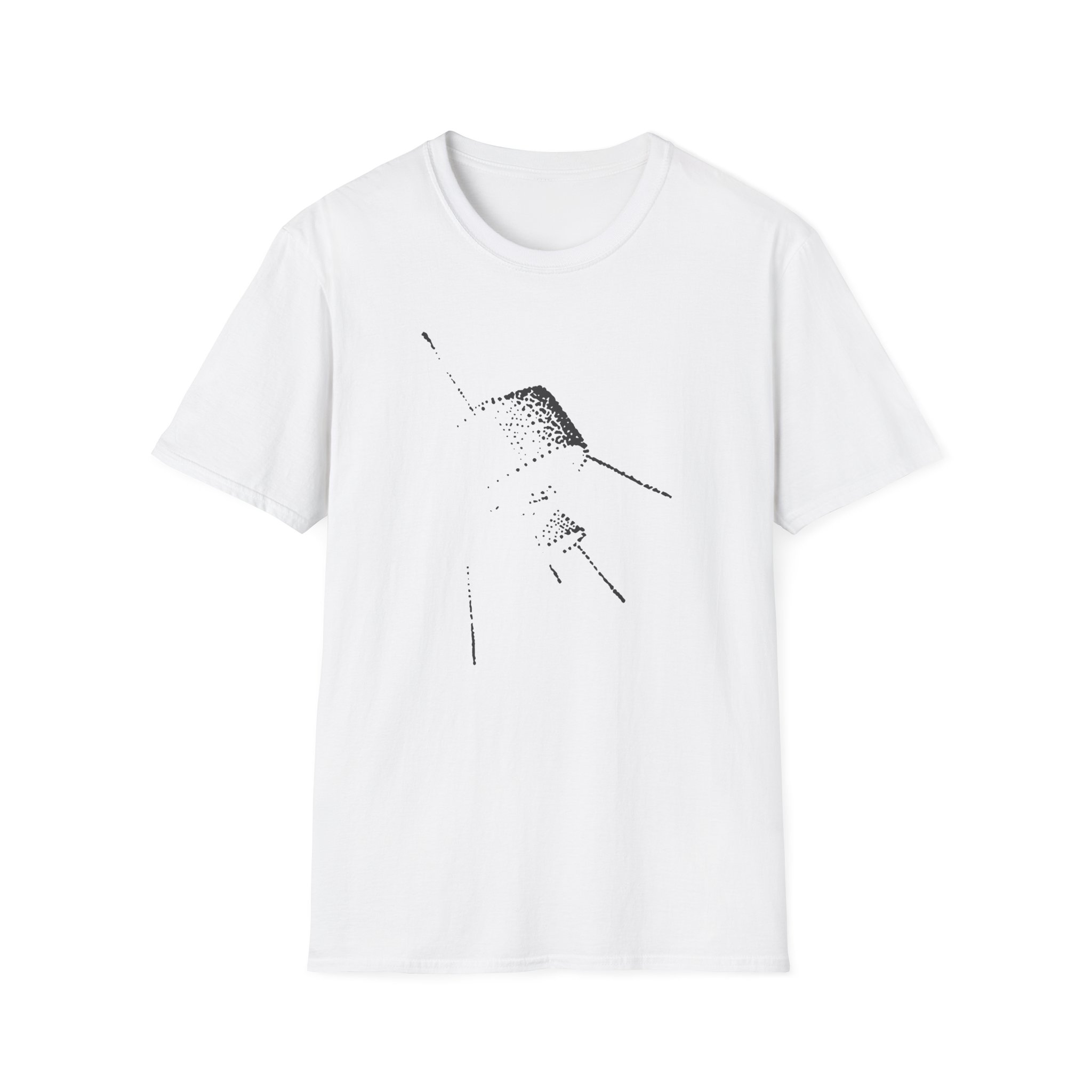 Cave in Satellite: Blackened Unisex Softstyle T-Shirt