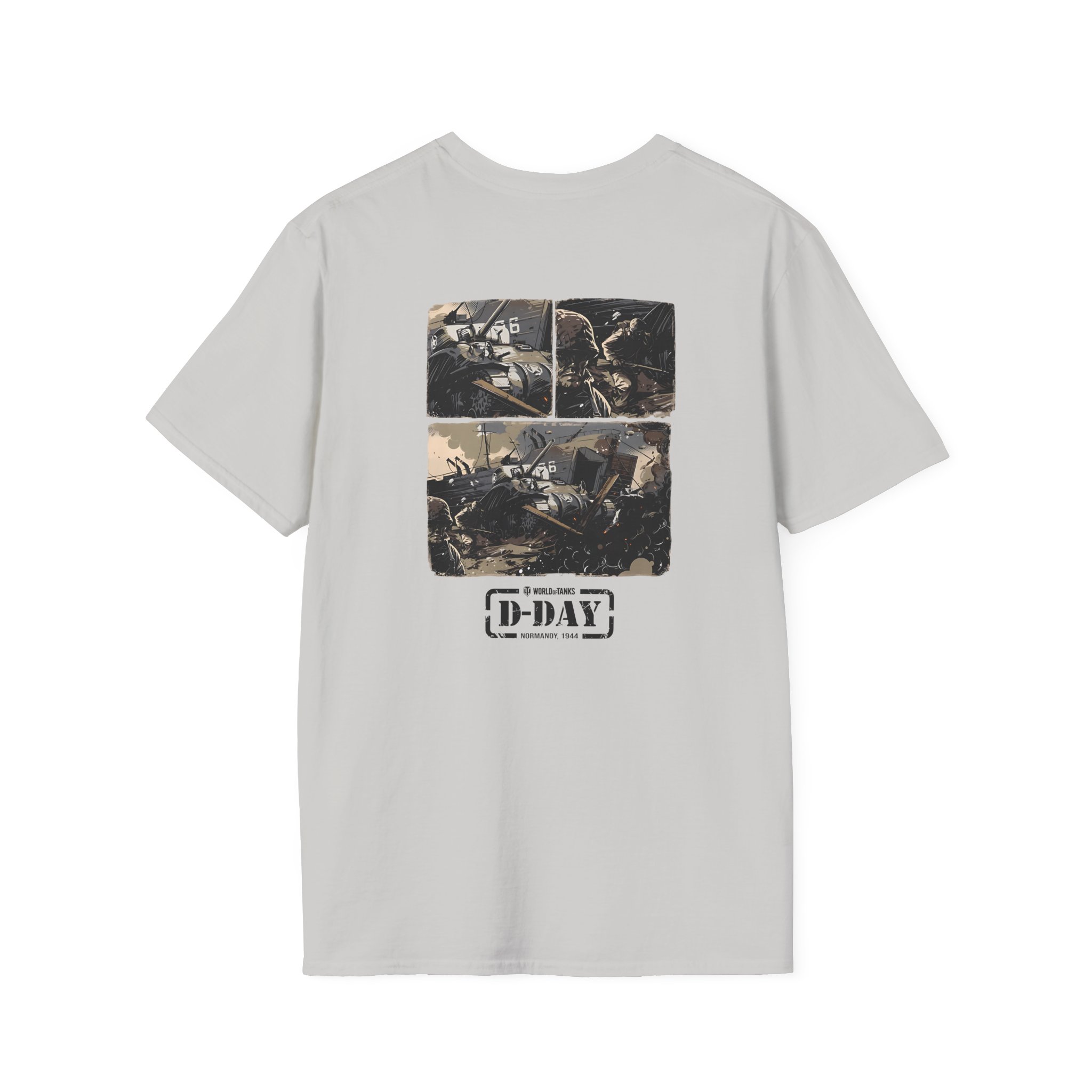 World of Tank Wot D-day Fury Storm Unisex Softstyle T-Shirt