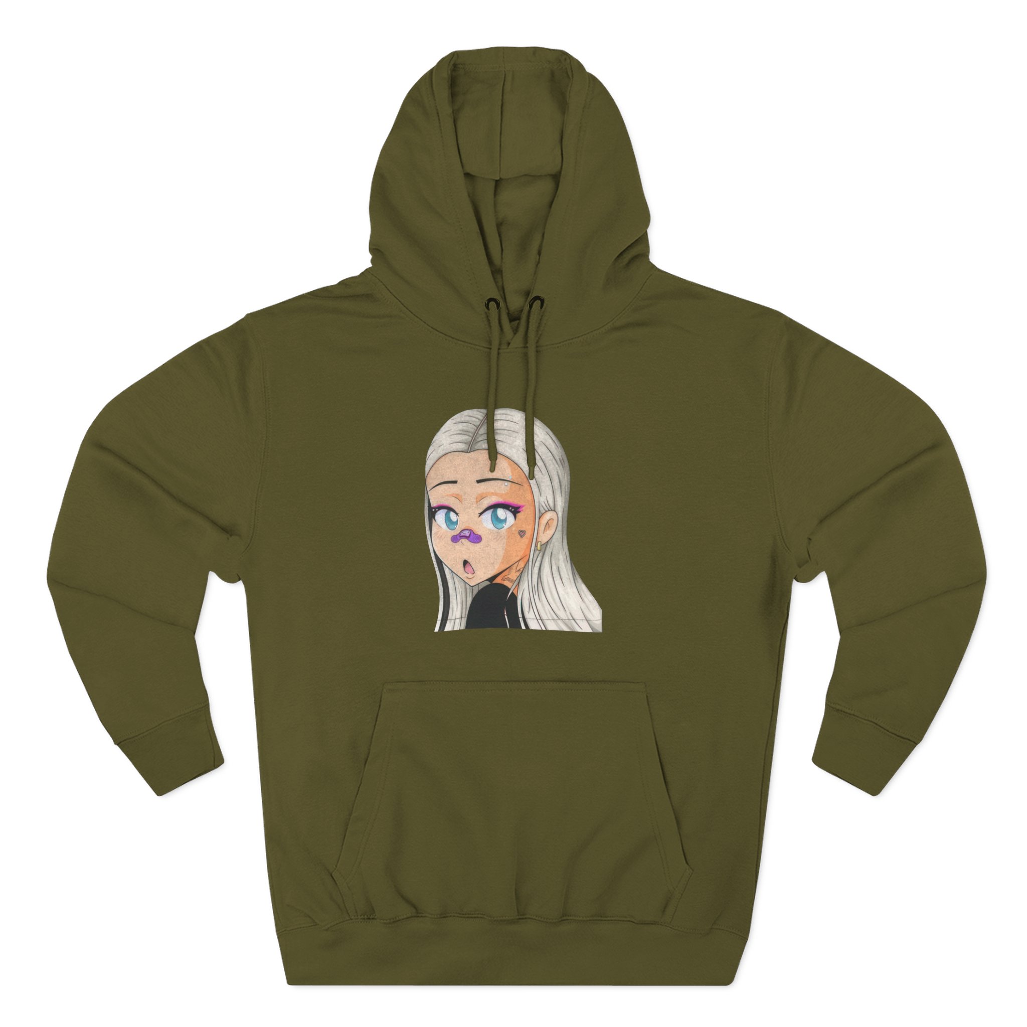 Young Miko Three-Panel Fleece Hoodie