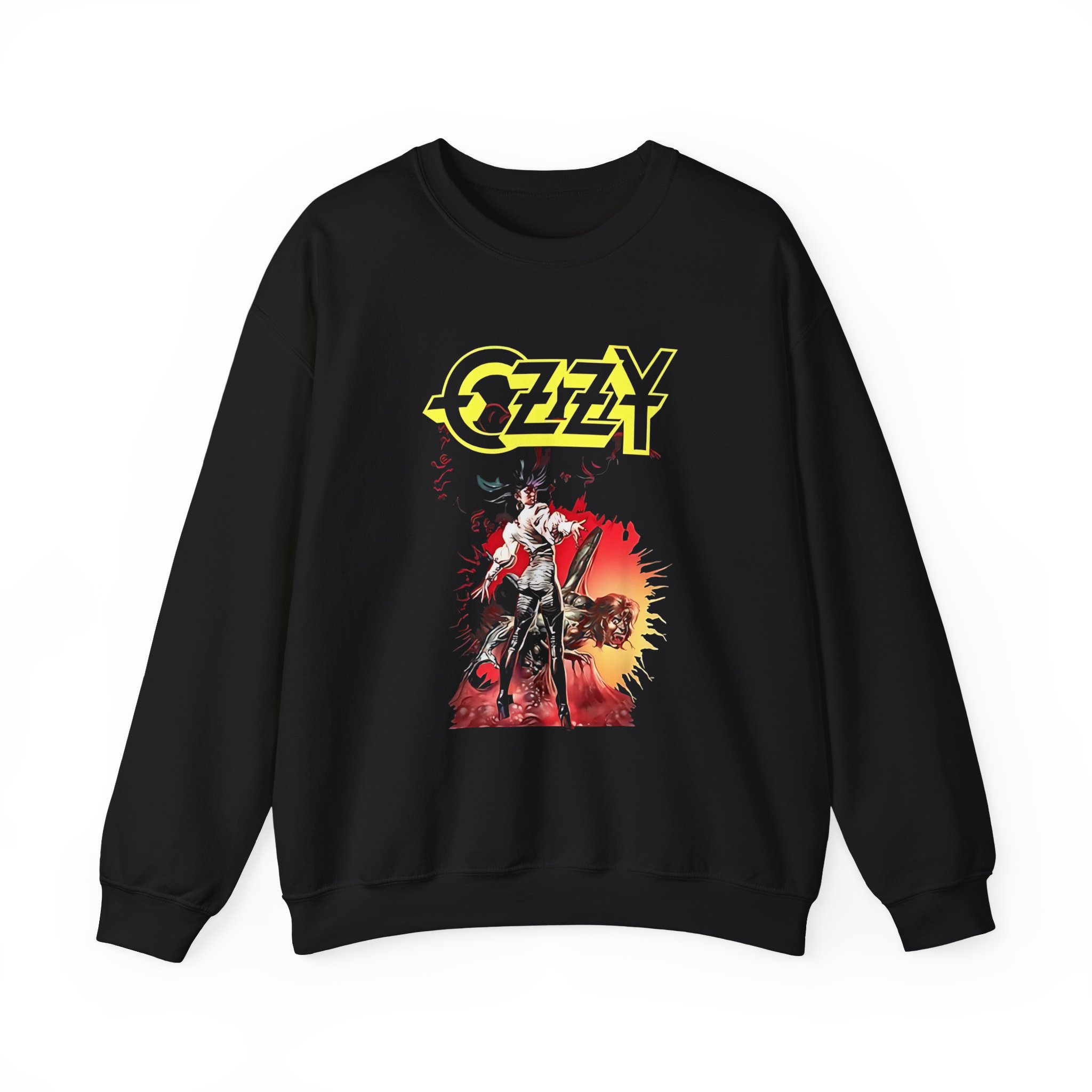 Ozzy Osbourne Ultimate Sunburst Vintage Unisex Heavy Blendâ„¢ Crewneck Sweatshirt