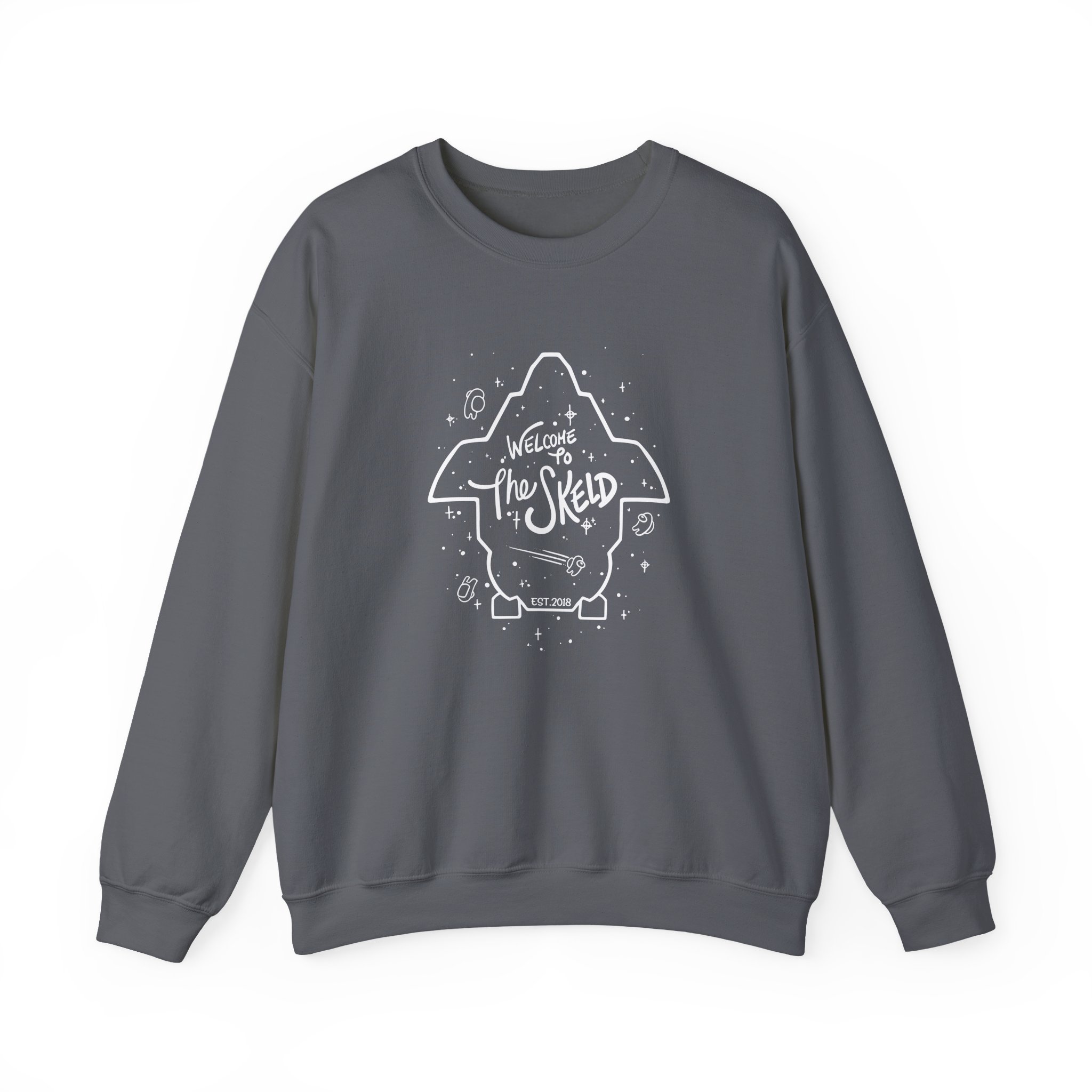 Among Us Welcome to the Skeld Unisex Heavy Blendâ„¢ Crewneck Sweatshirt