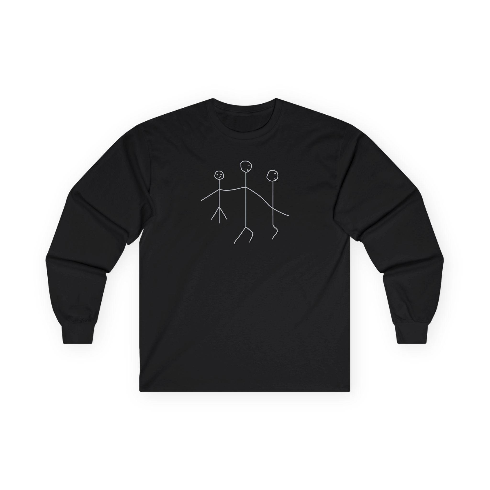 Leith Ross Stick Figures Unisex Ultra Cotton Long Sleeve Tee