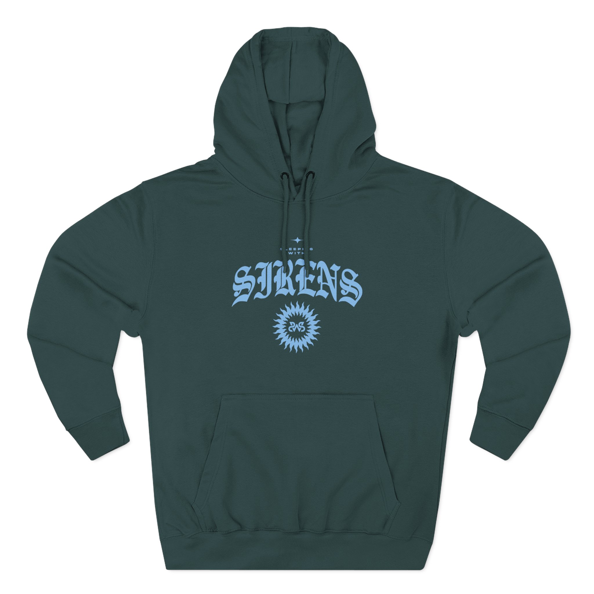 Sleeping With Sirens Barbed Wire Three-Panel Fleece Hoodie