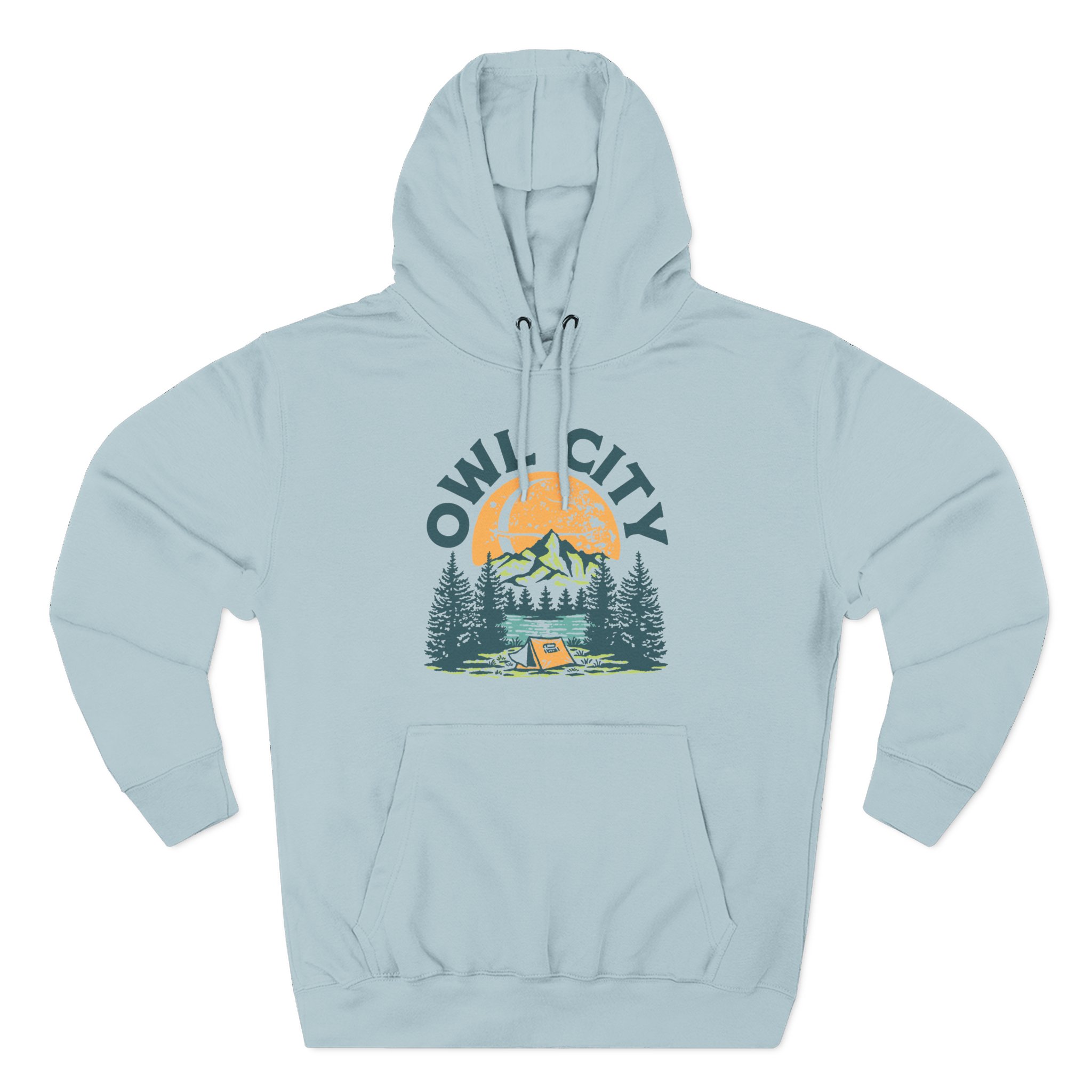 Owl City Camp Owl City Ringer Three-Panel Fleece Hoodie