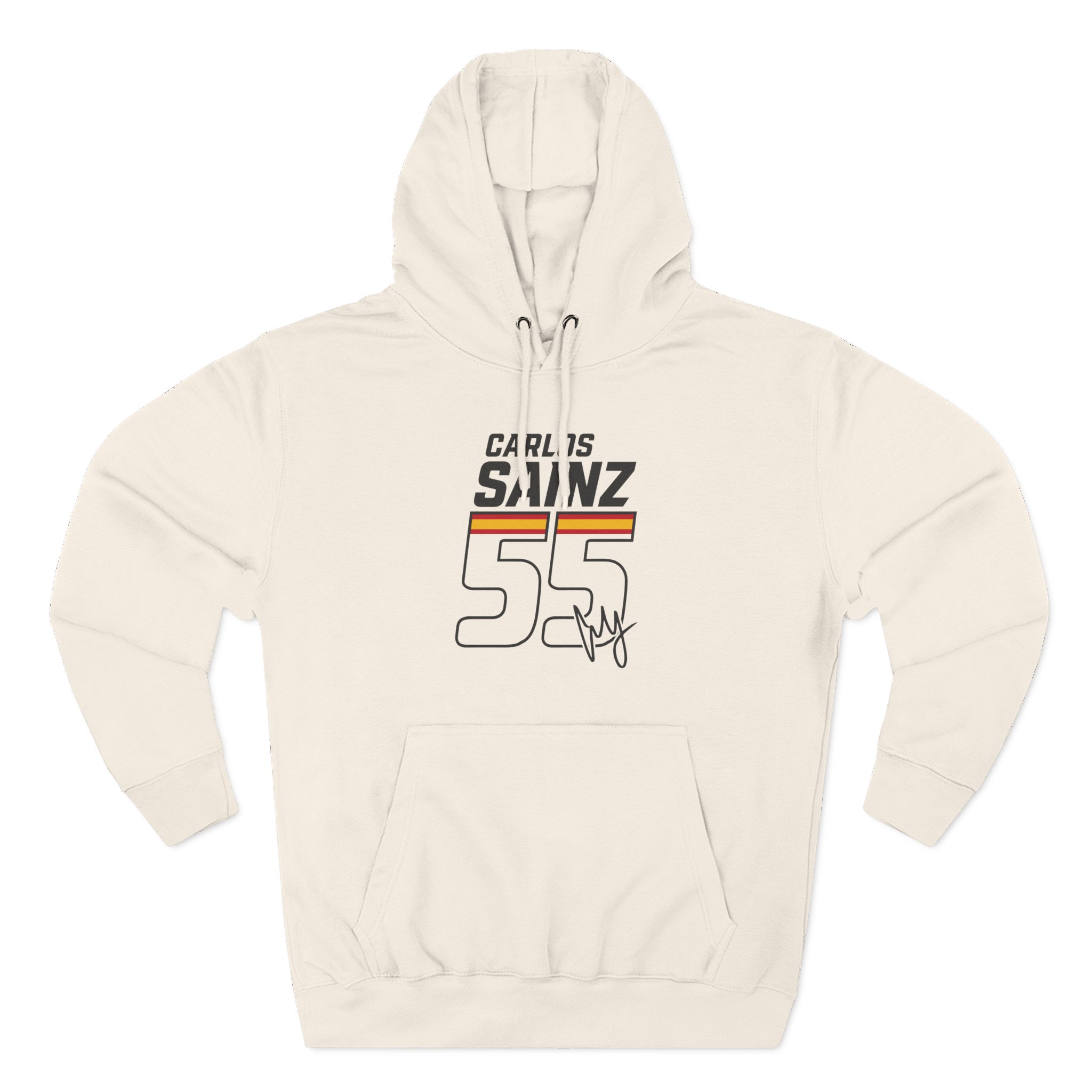 Carlos Sainz 55 Three-Panel Fleece Hoodie