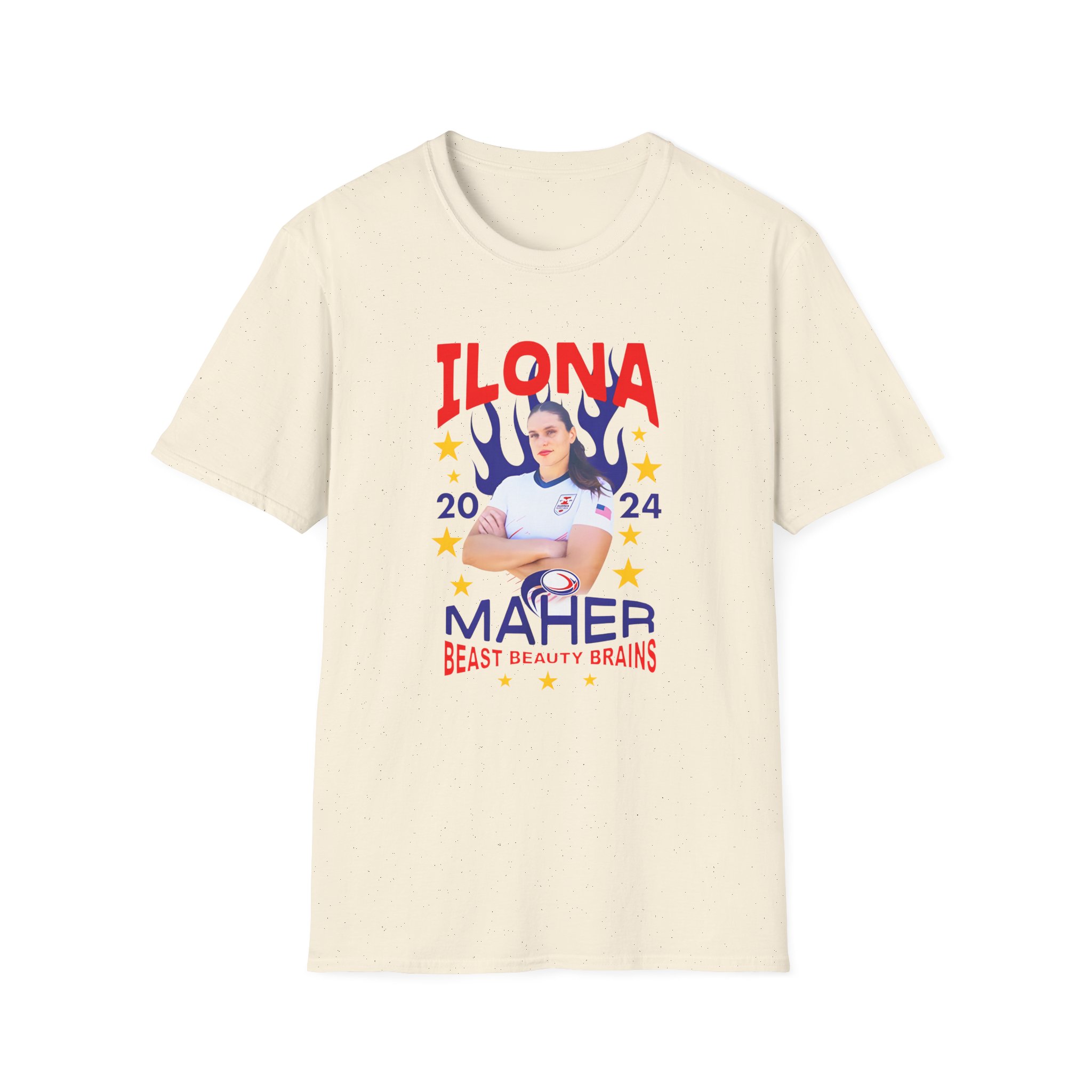 Ilona Maher Spangled Banner Unisex Softstyle T-Shirt