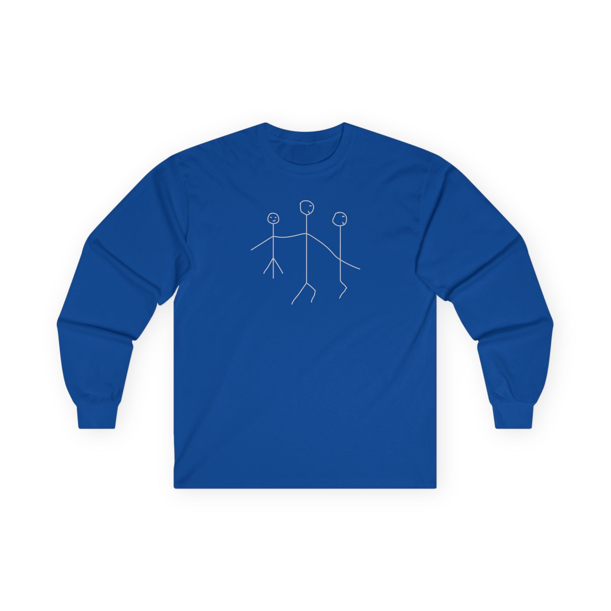 Leith Ross Stick Figures Unisex Ultra Cotton Long Sleeve Tee