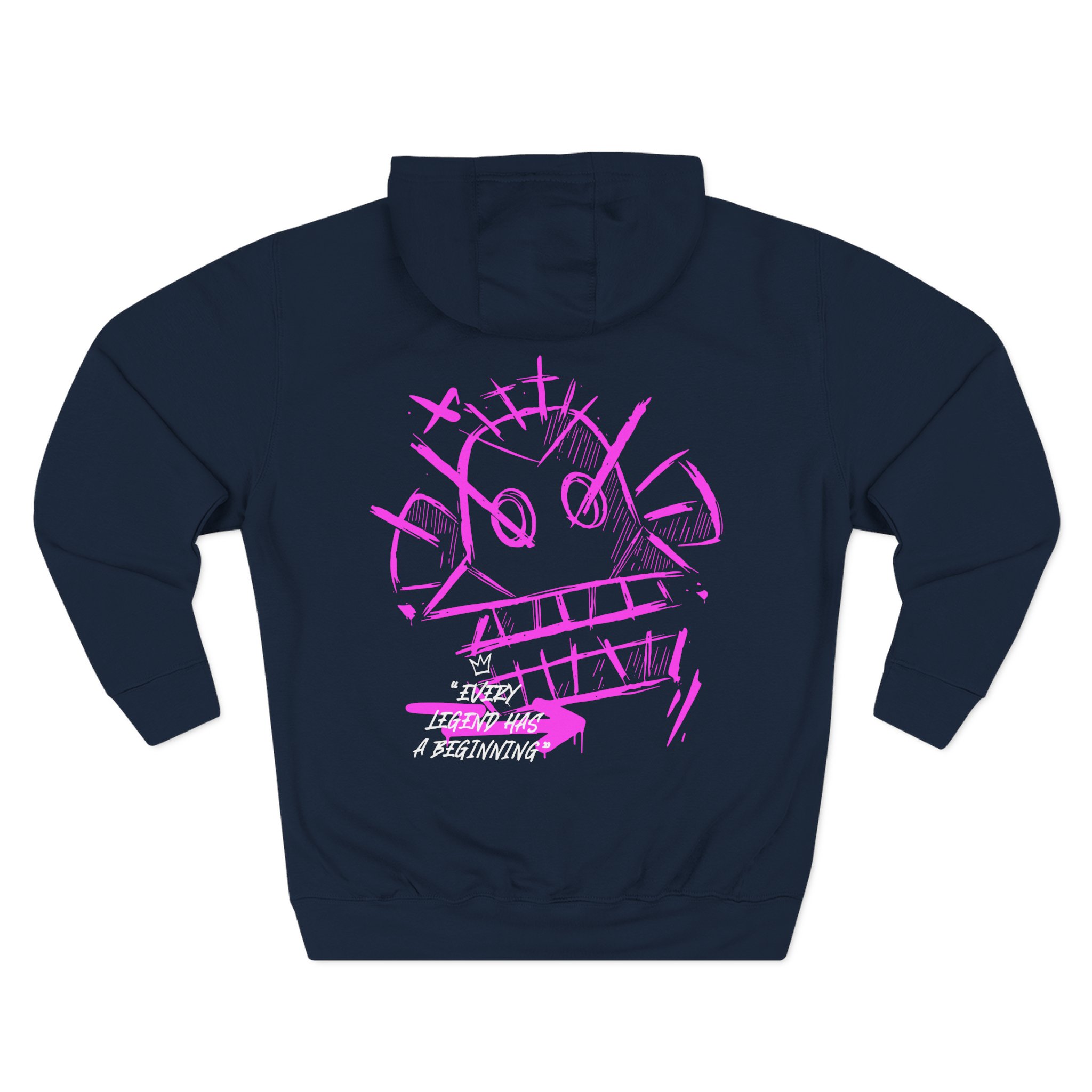 Jinx Arcane Three-Panel Fleece Hoodie