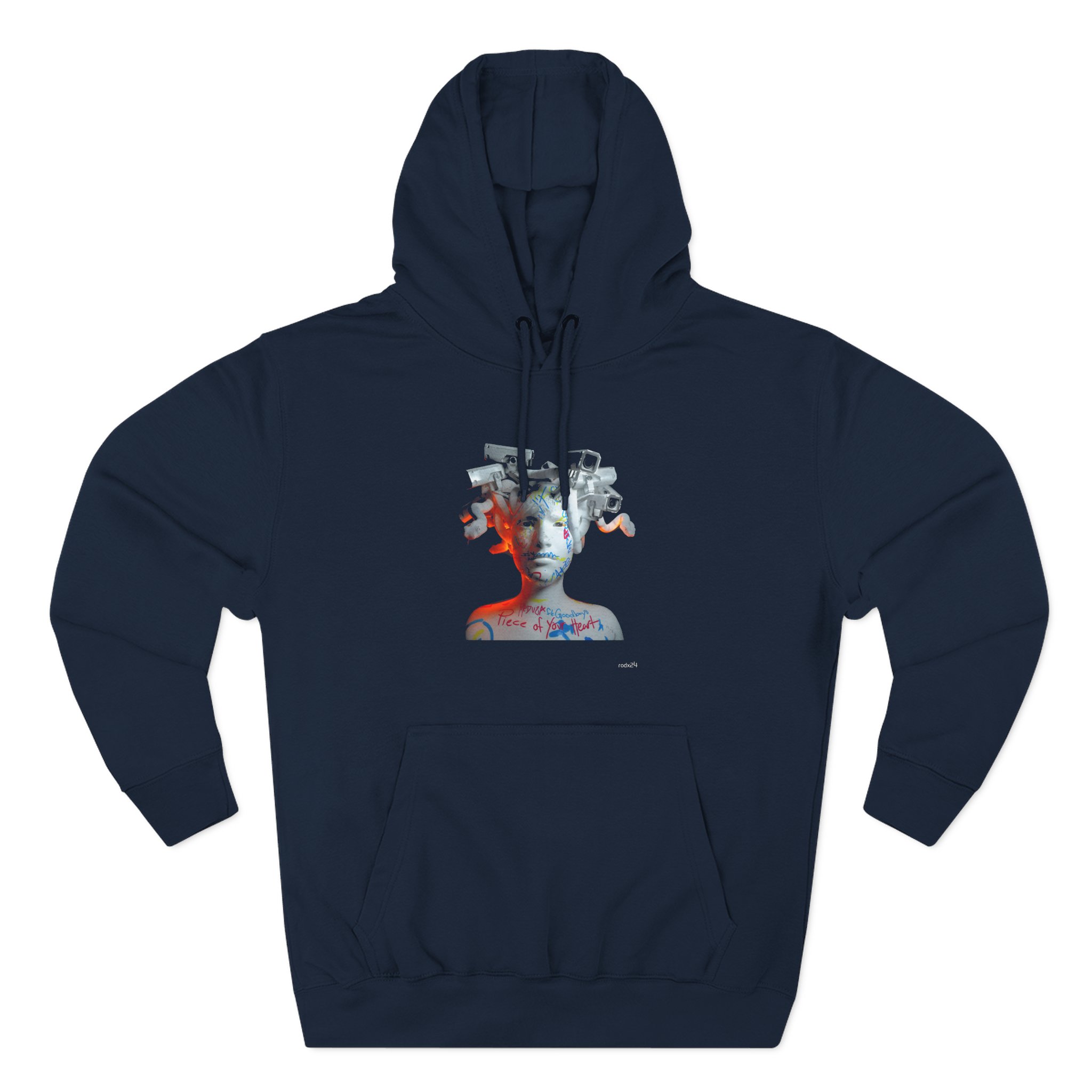 Meduza Three-Panel Fleece Hoodie