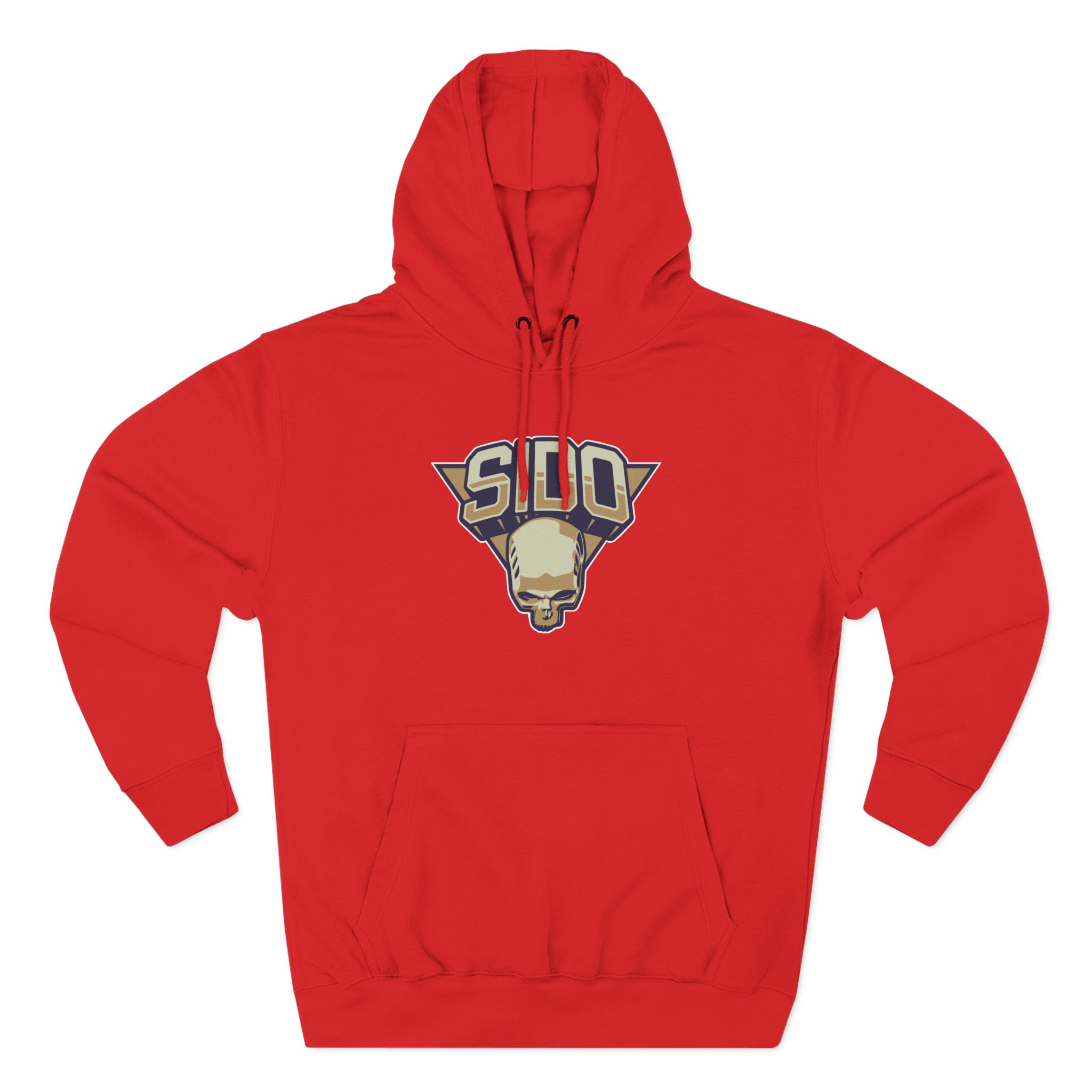 Sido Three-Panel Fleece Hoodie