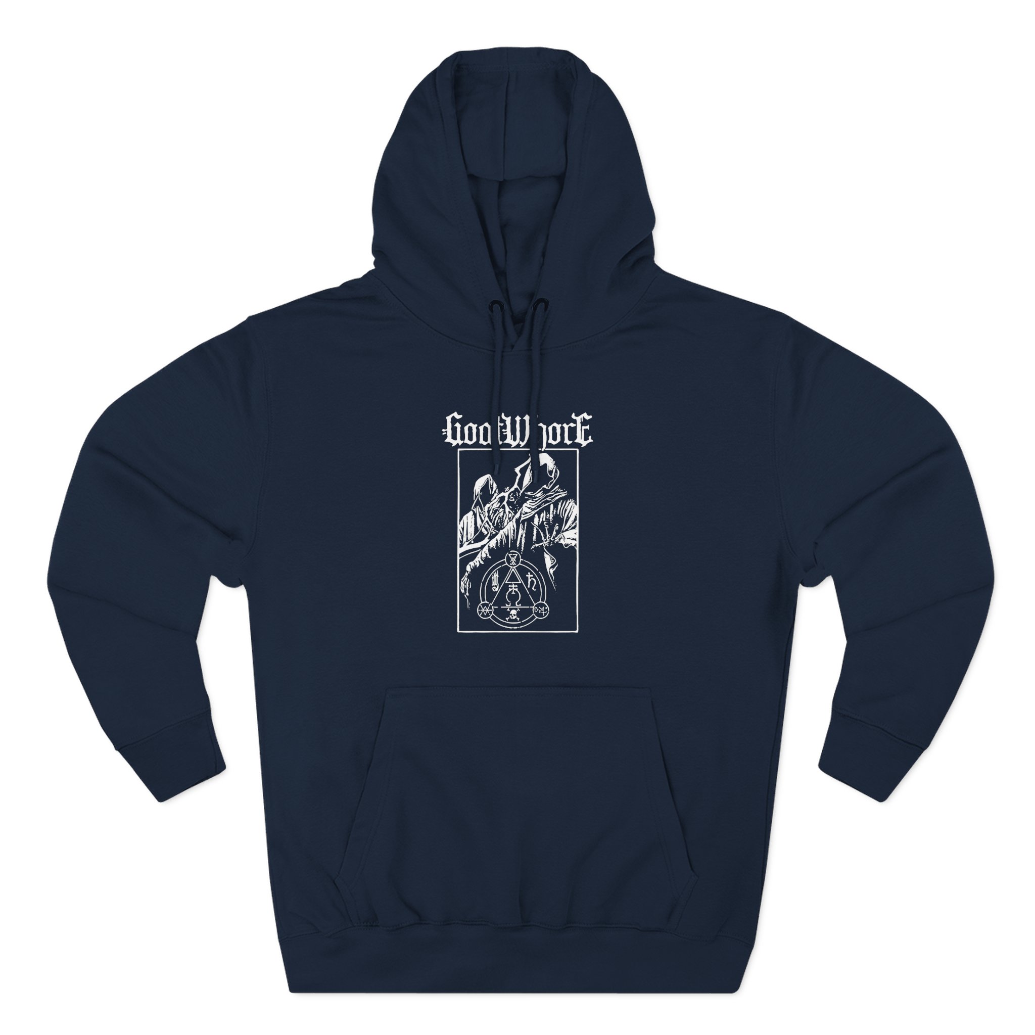 Goatwhore sigil Three-Panel Fleece Hoodie
