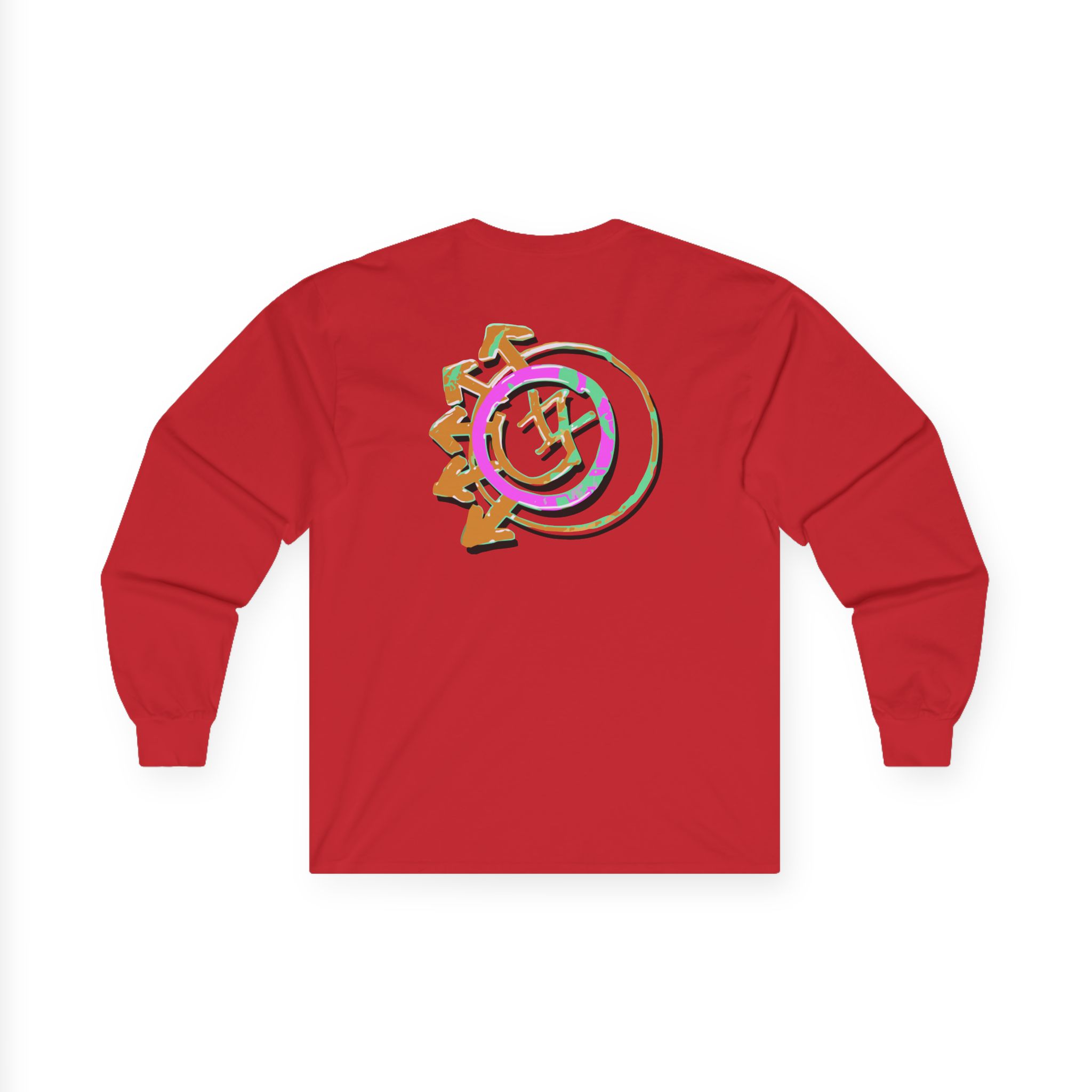 Blink 182 Logo Green Unisex Ultra Cotton Long Sleeve Tee